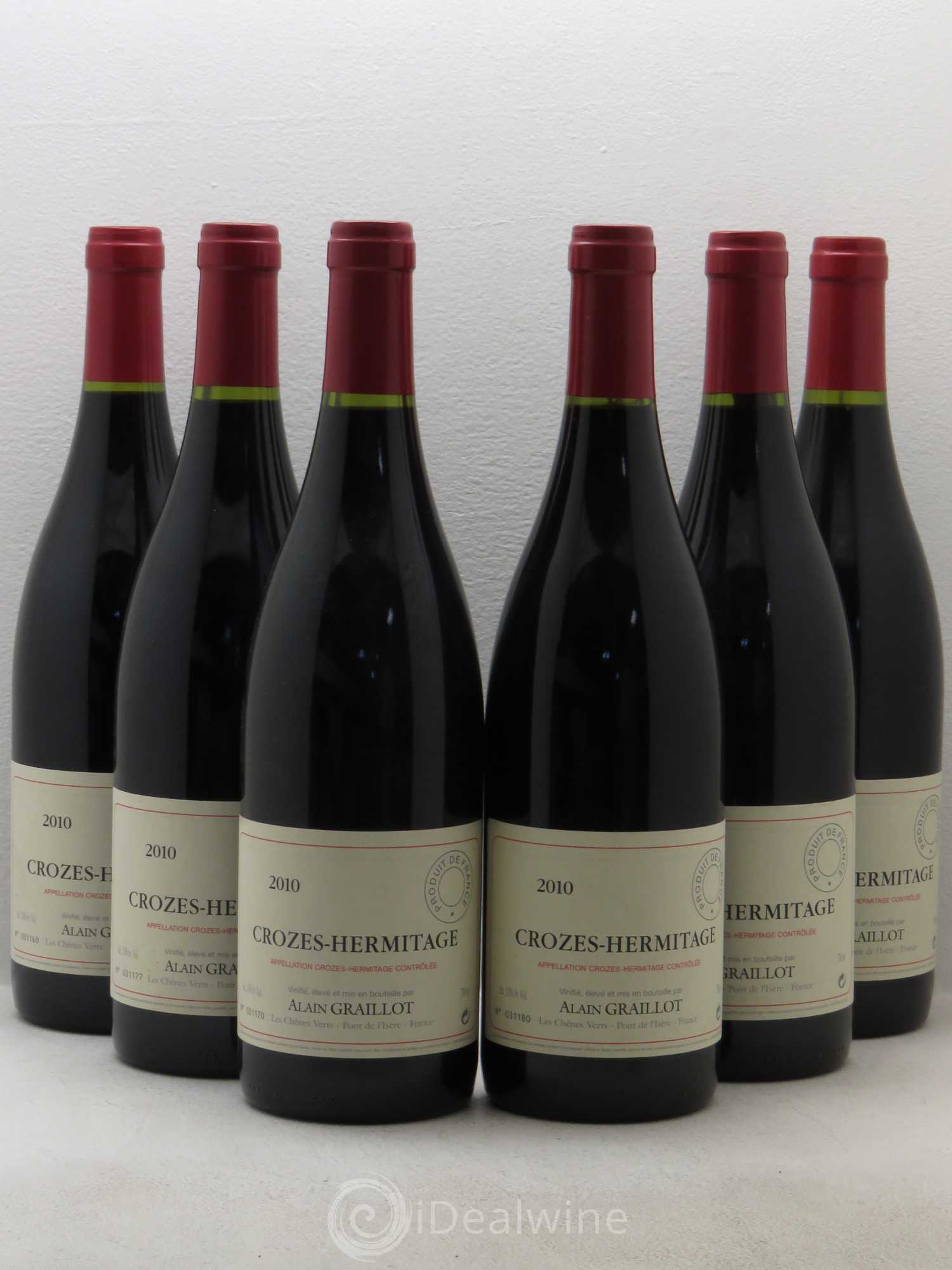 Crozes-Hermitage Domaine Graillot 2010 - Lot de 6 bouteilles - 0