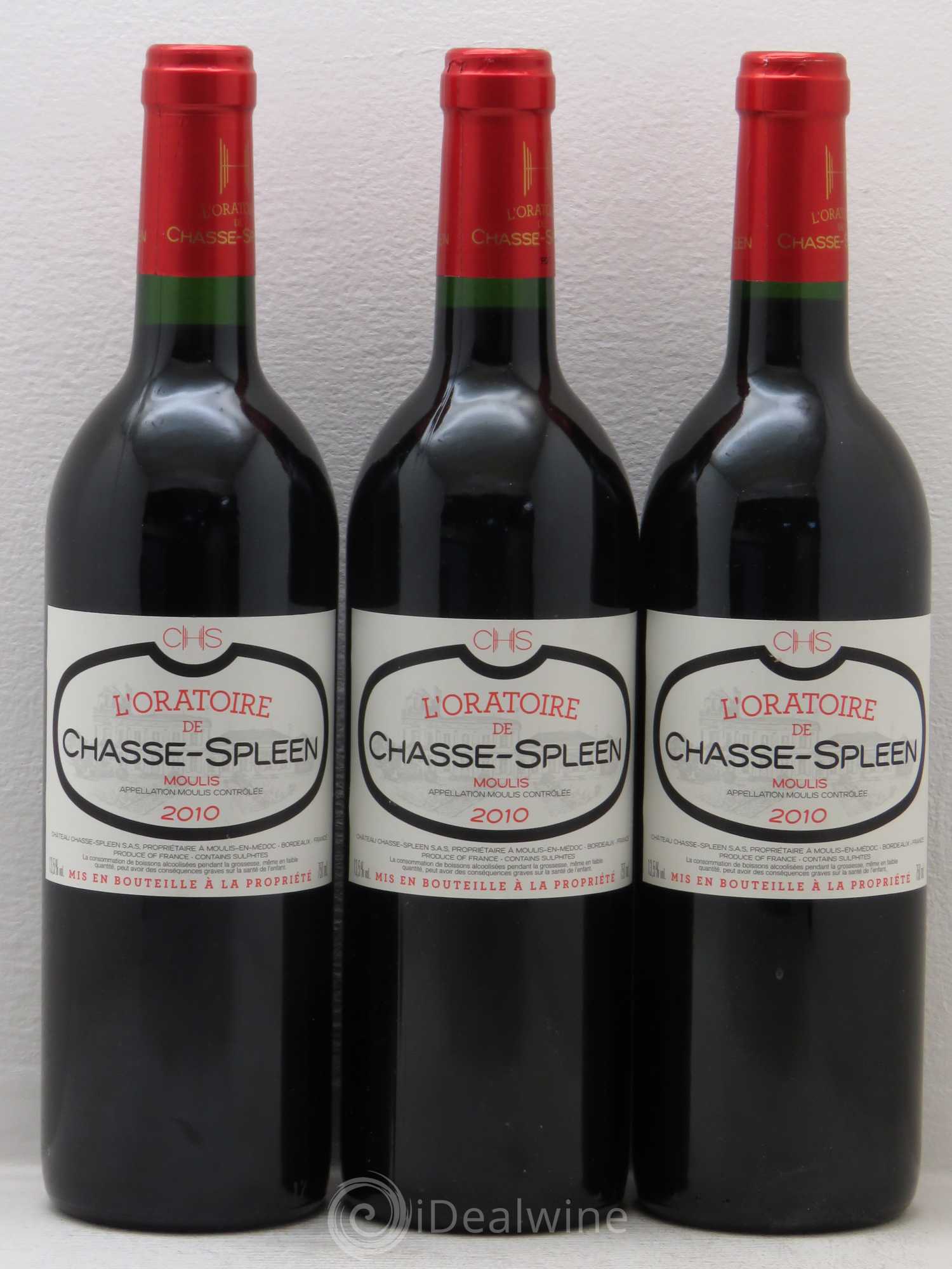 Oratoire de Chasse Spleen Second Vin 2010 - Lot de 6 bouteilles - 2