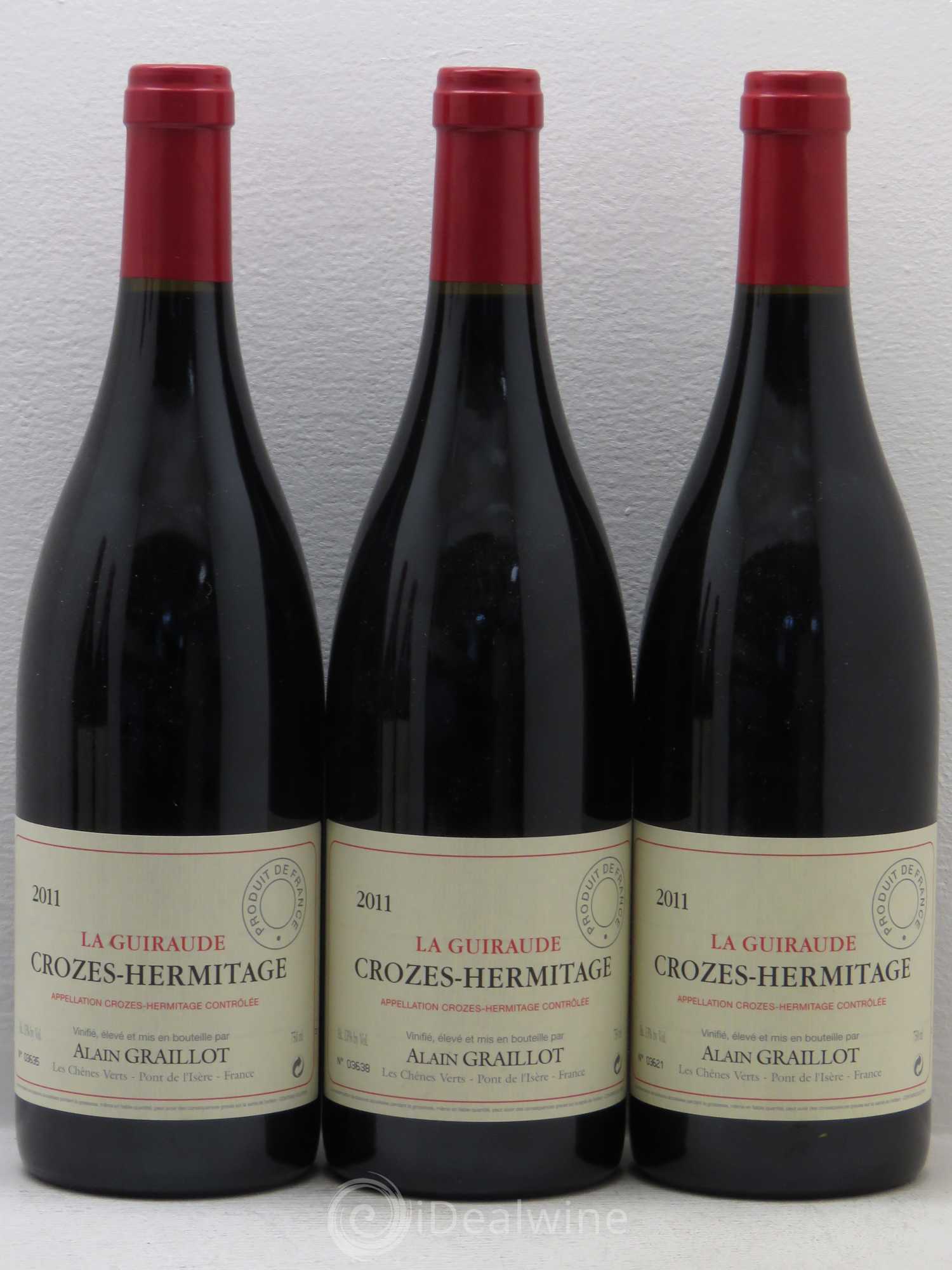 Crozes-Hermitage La Guiraude Domaine Graillot 2011 - Lot de 5 bouteilles - 1