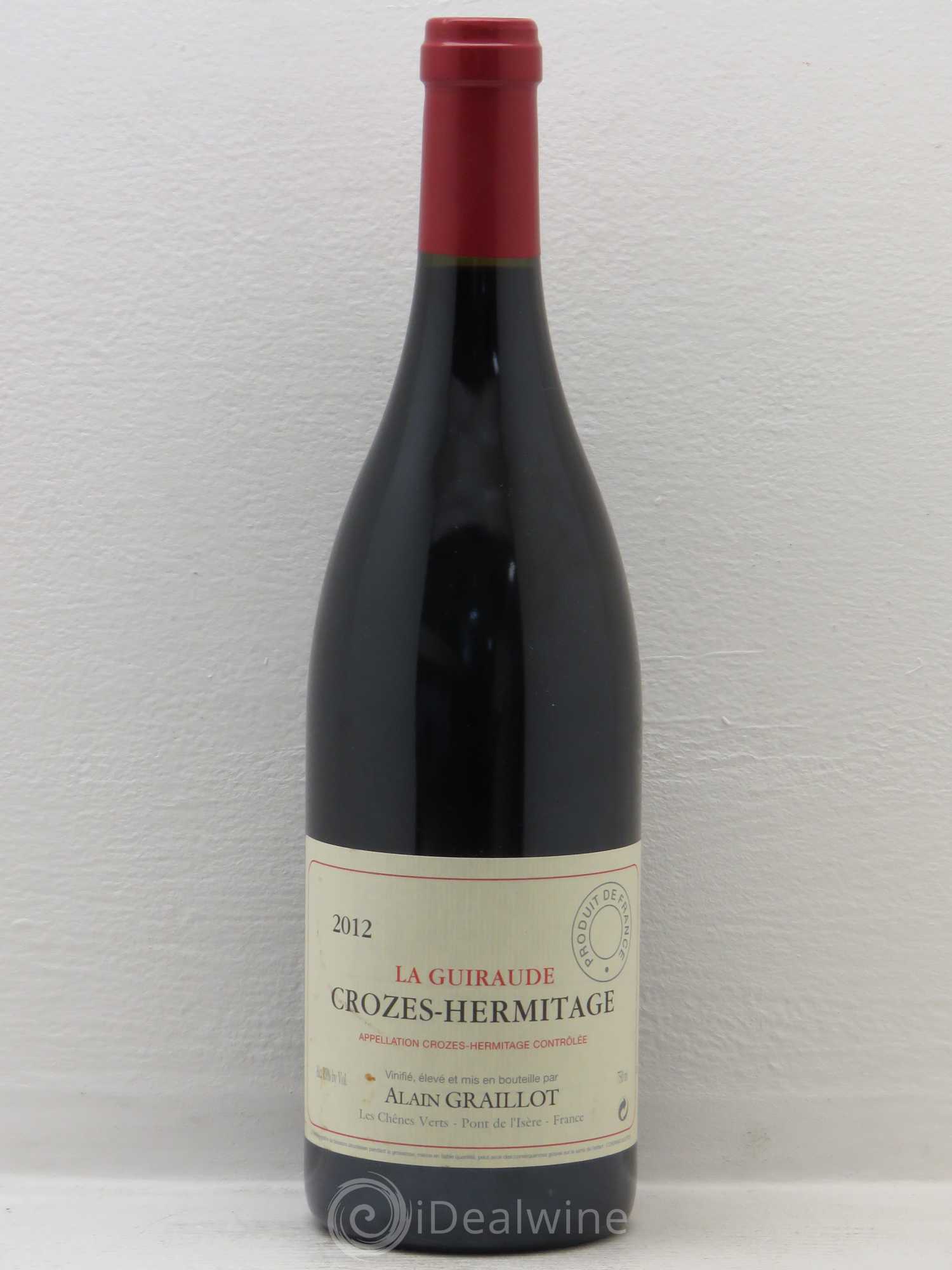 Crozes-Hermitage La Guiraude Domaine Graillot 2012 - Lot de 1 bouteille - 0