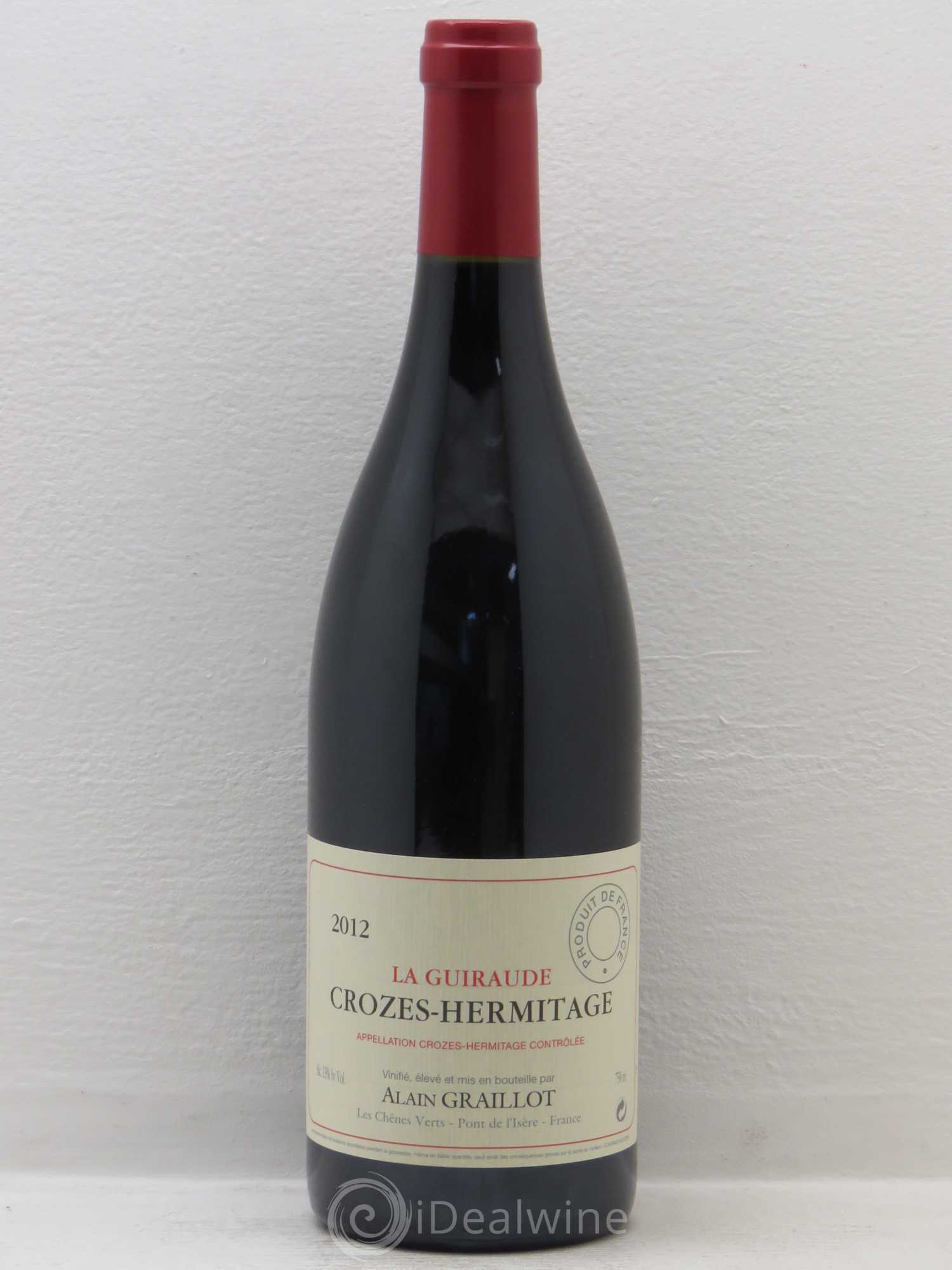 Crozes-Hermitage La Guiraude Domaine Graillot 2012 - Lot de 1 bouteille - 0