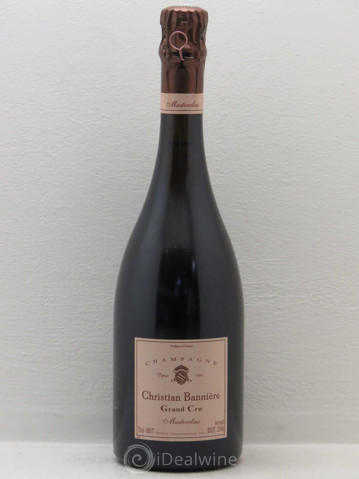Champagne - Bouzy Grand Cru Christian Bannière (sans prix de réserve) - Posten von 1 Flasche - 0