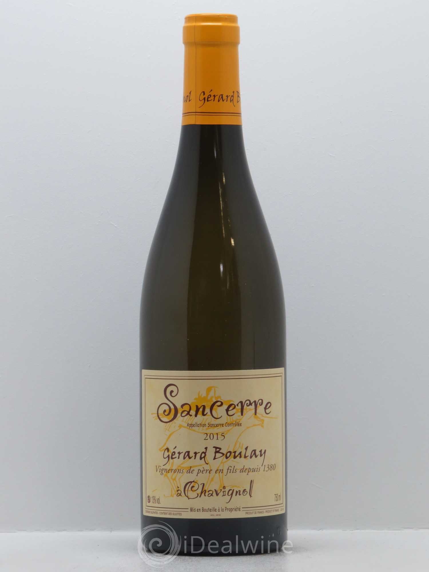 Sancerre Gérard Boulay 2015 - Lot de 1 bouteille - 0