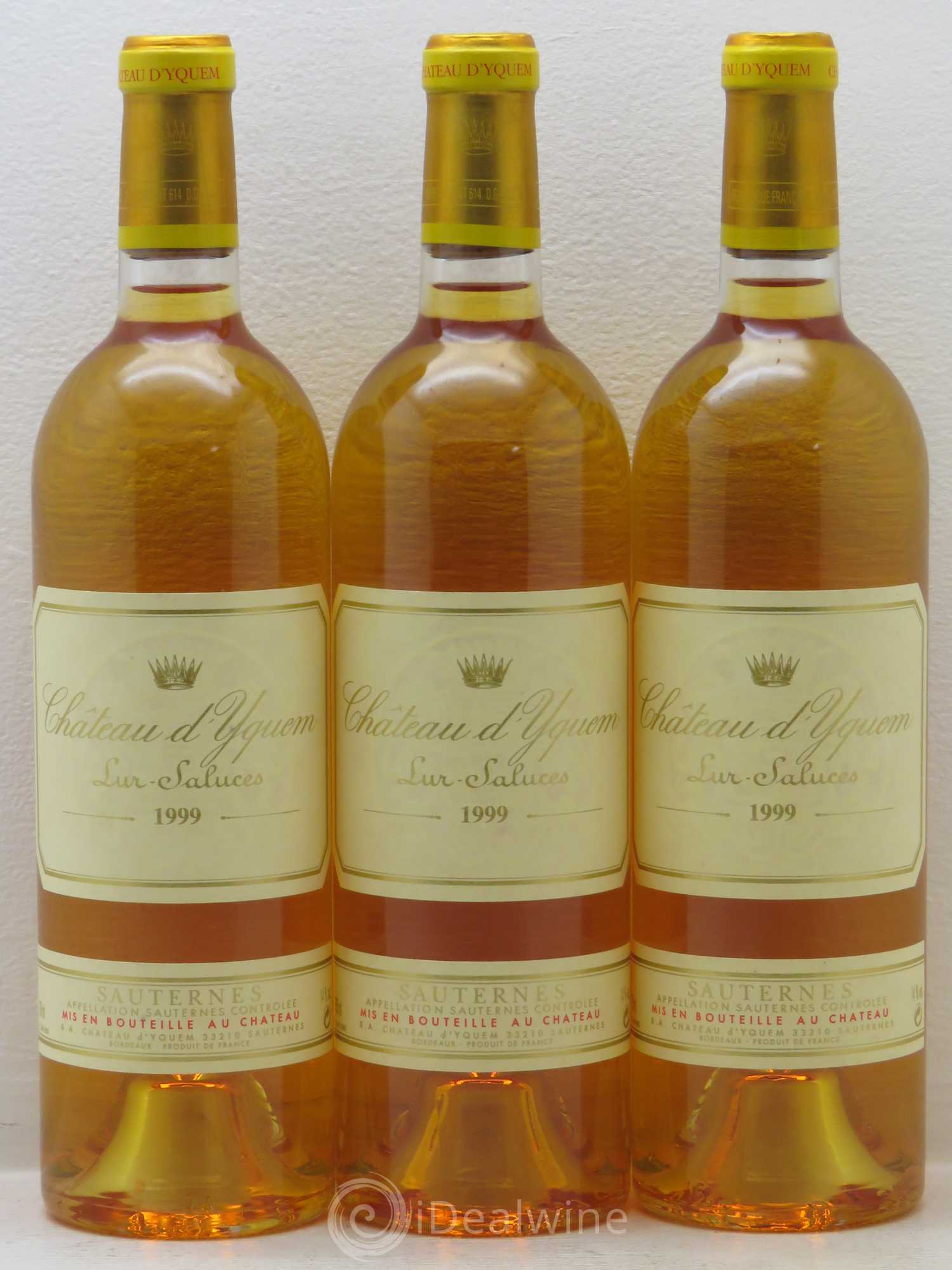 Château d' Yquem 1er Cru Classé Supérieur 1999 - Lotto di 6 bottiglie - 1