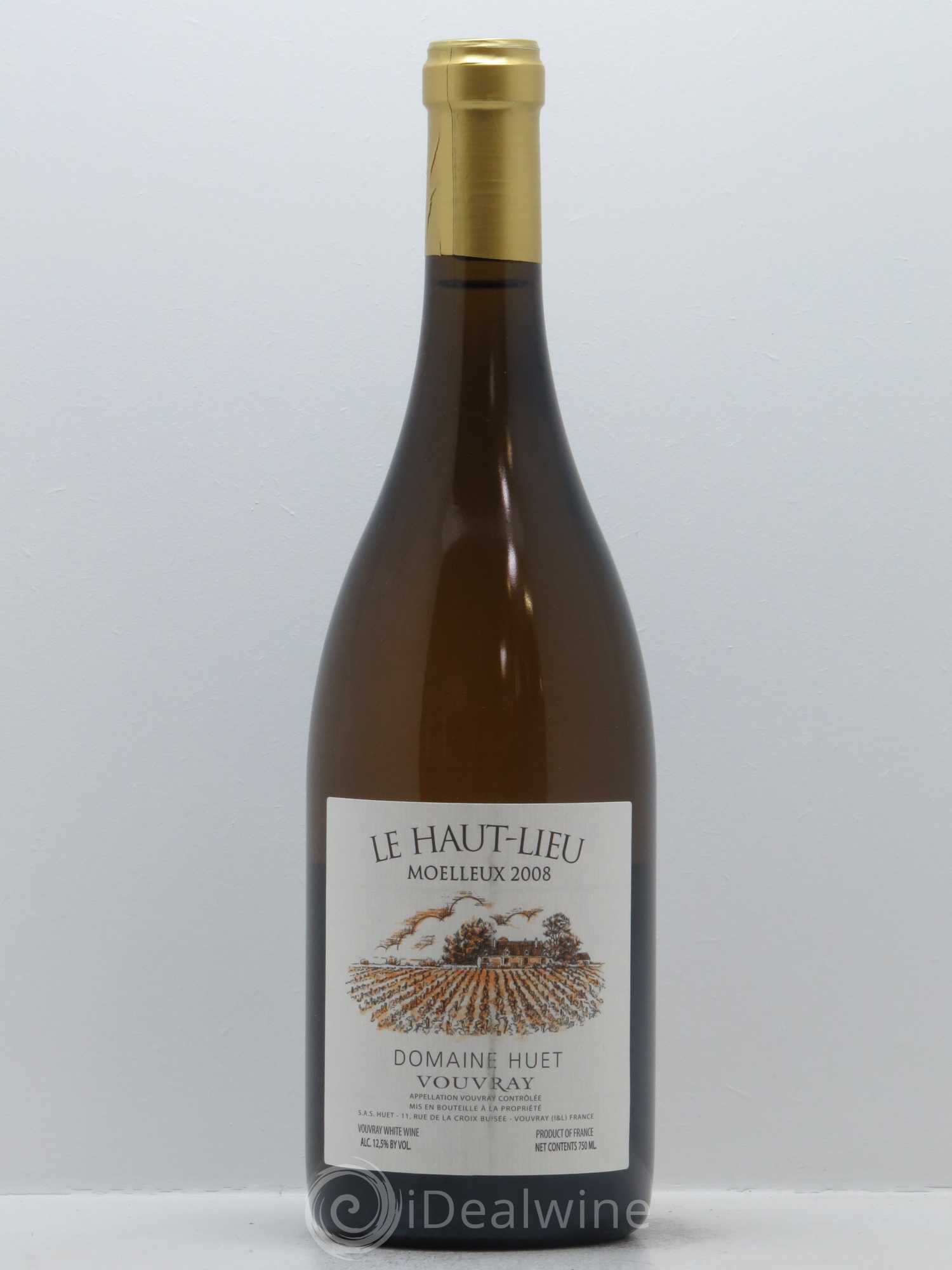 Vouvray Le Haut-Lieu Moelleux Domaine Huet 2008 - Lotto di 1 bottiglia - 0
