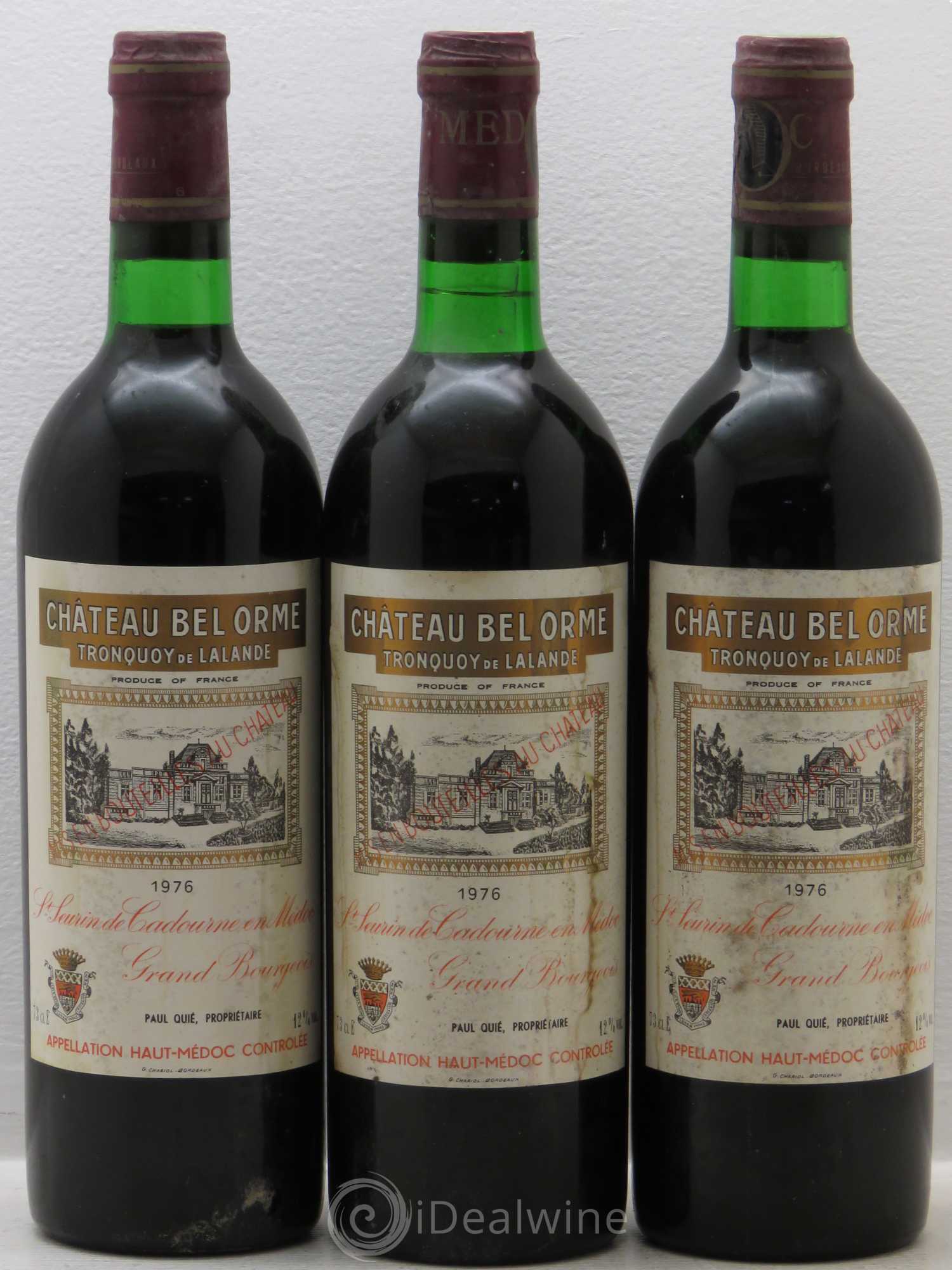 Château Bel Orme Tronquoy de Lalande Cru Bourgeois 1976 - Lot de 6 bouteilles - 2