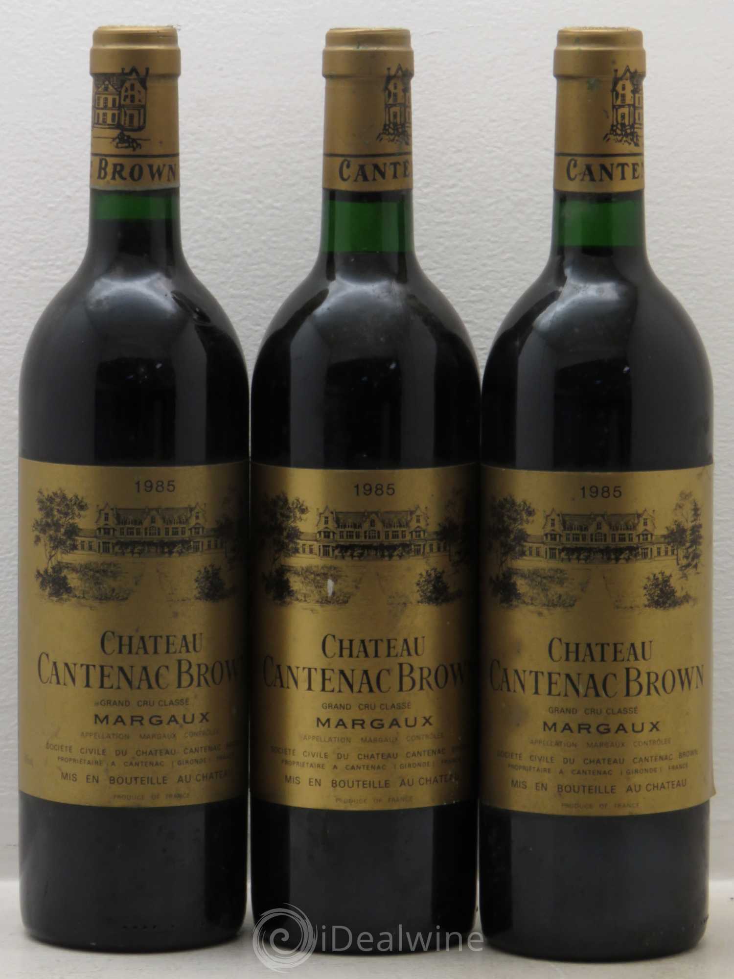 Château Cantenac Brown 3ème Grand Cru Classé 1985 - Lot de 6 bouteilles - 2