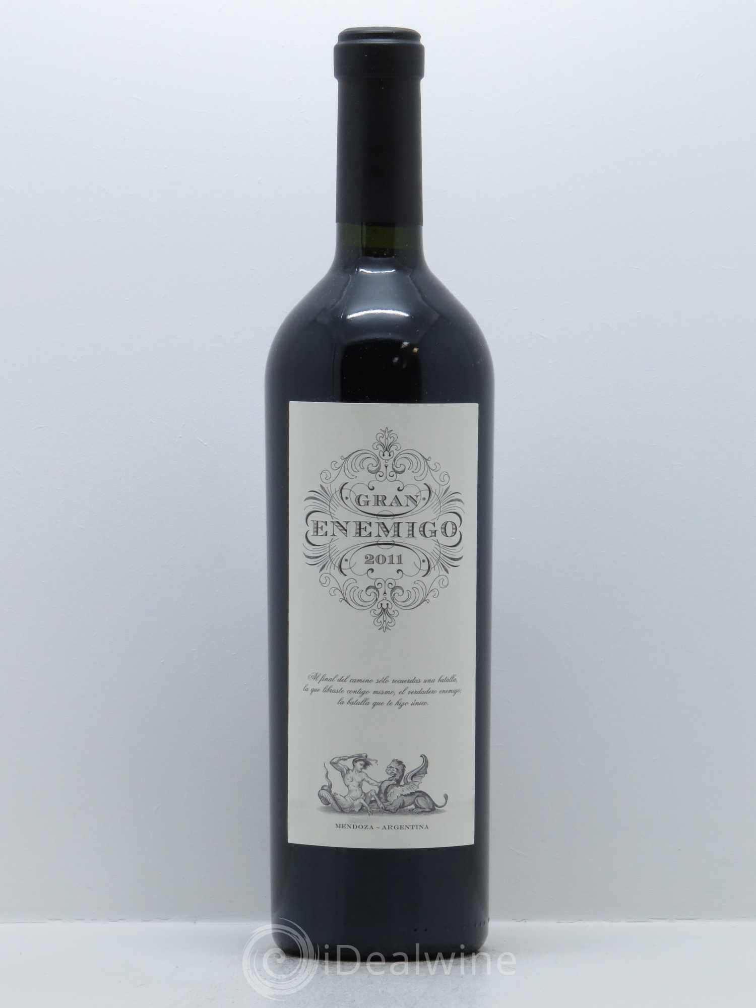 Mendoza Gran Enemigo El Enemigo 2011 - Lot de 1 bouteille - 0