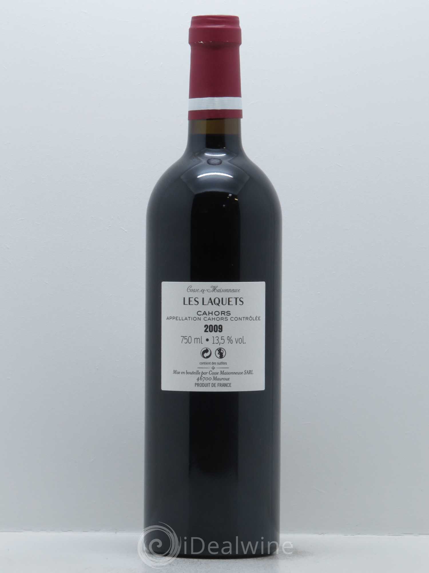 Cahors Les Laquets Cosse-Maisonneuve (Domaine) 2009 - Lot de 1 bouteille - 1