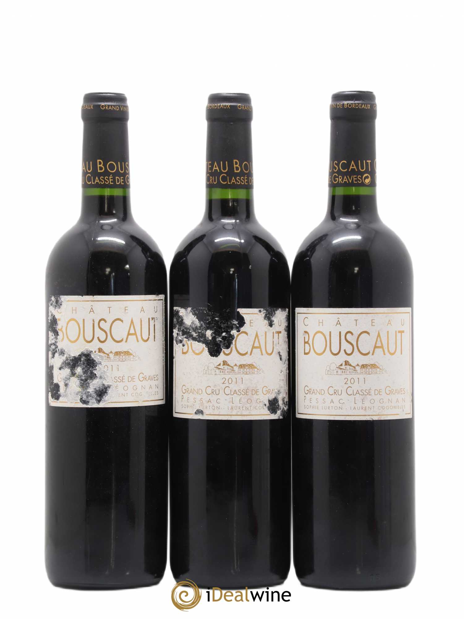 Château Bouscaut Cru Classé de Graves 2011 - Lot de 3 bouteilles - 0
