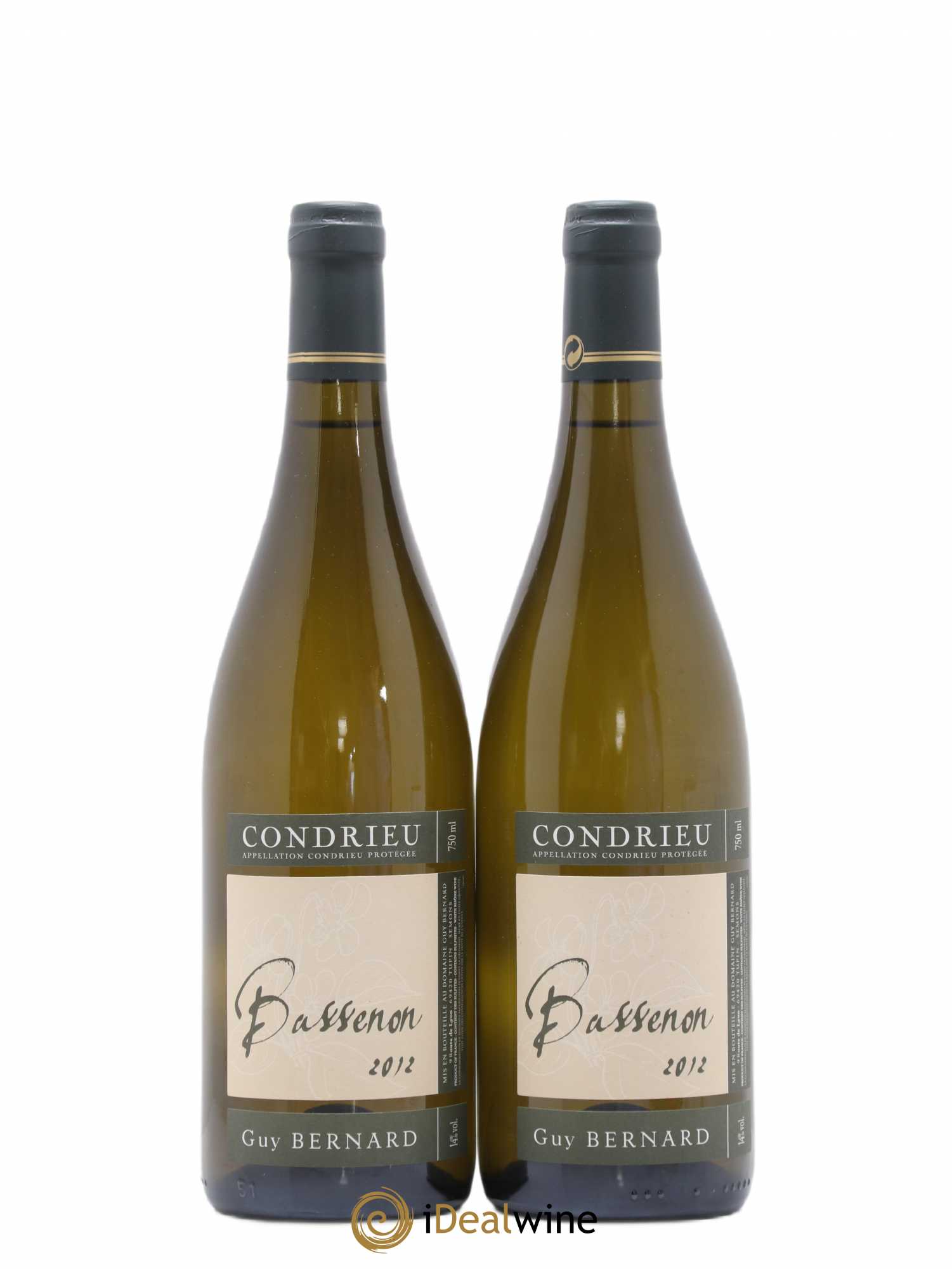 Condrieu Bassenon Guy Bernard 2012 - Posten von 2 Flaschen - 0