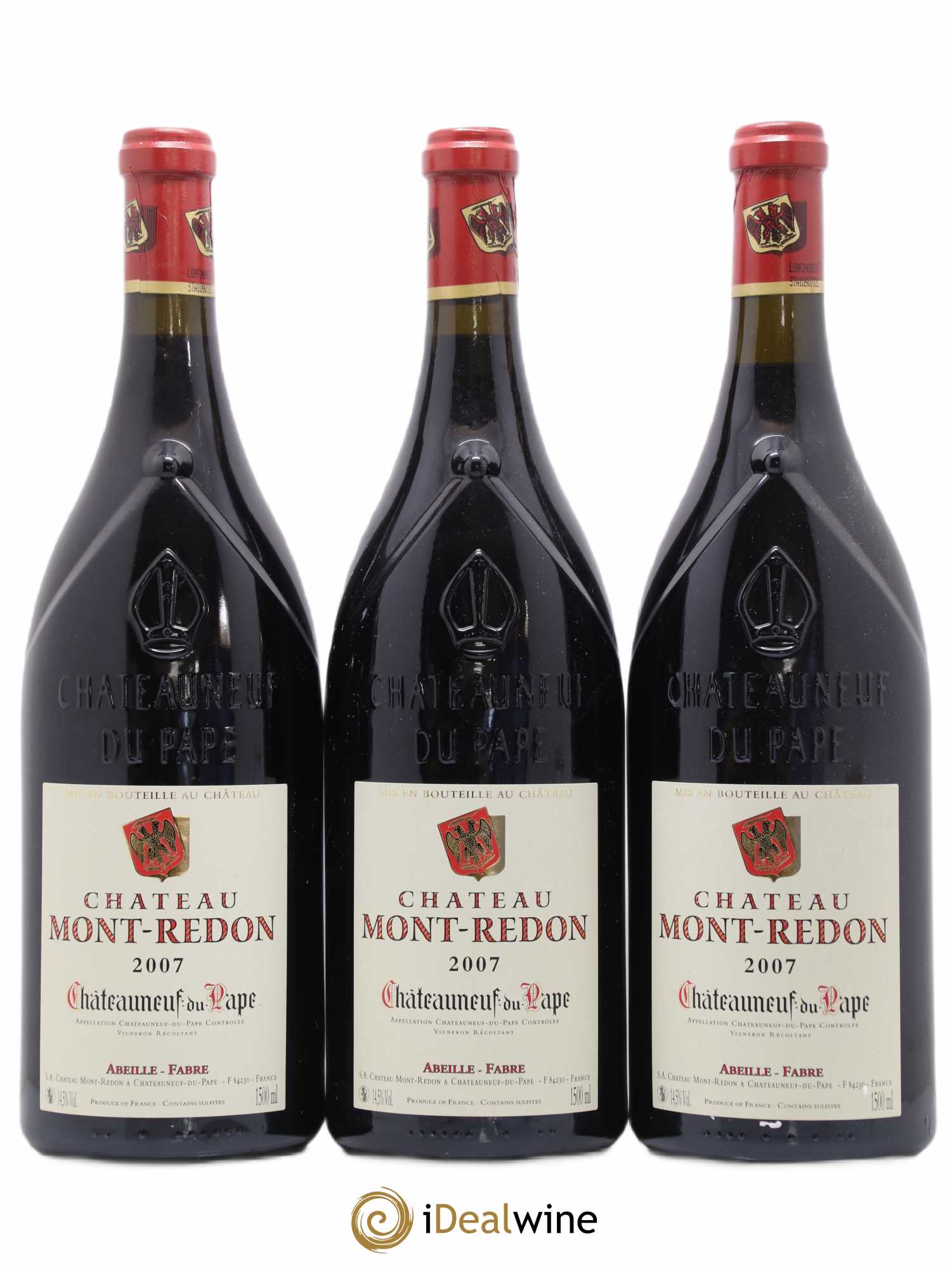 Châteauneuf-du-Pape Château Mont-Redon Famille Abeille-Fabre 2007 - Lot de 3 magnums - 0