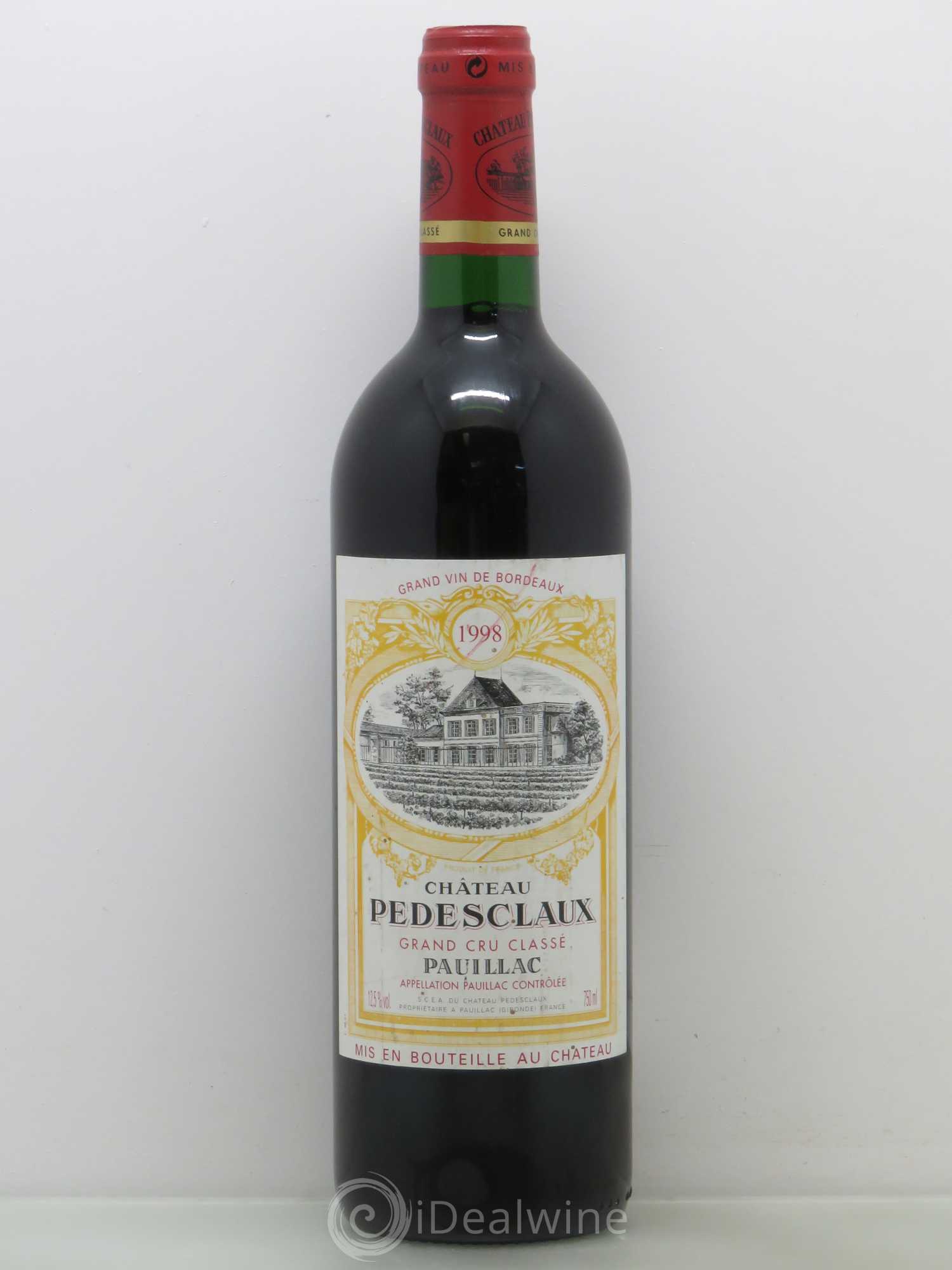 Château Pedesclaux 5ème Grand Cru Classé 1998 - Lot de 1 bouteille - 0