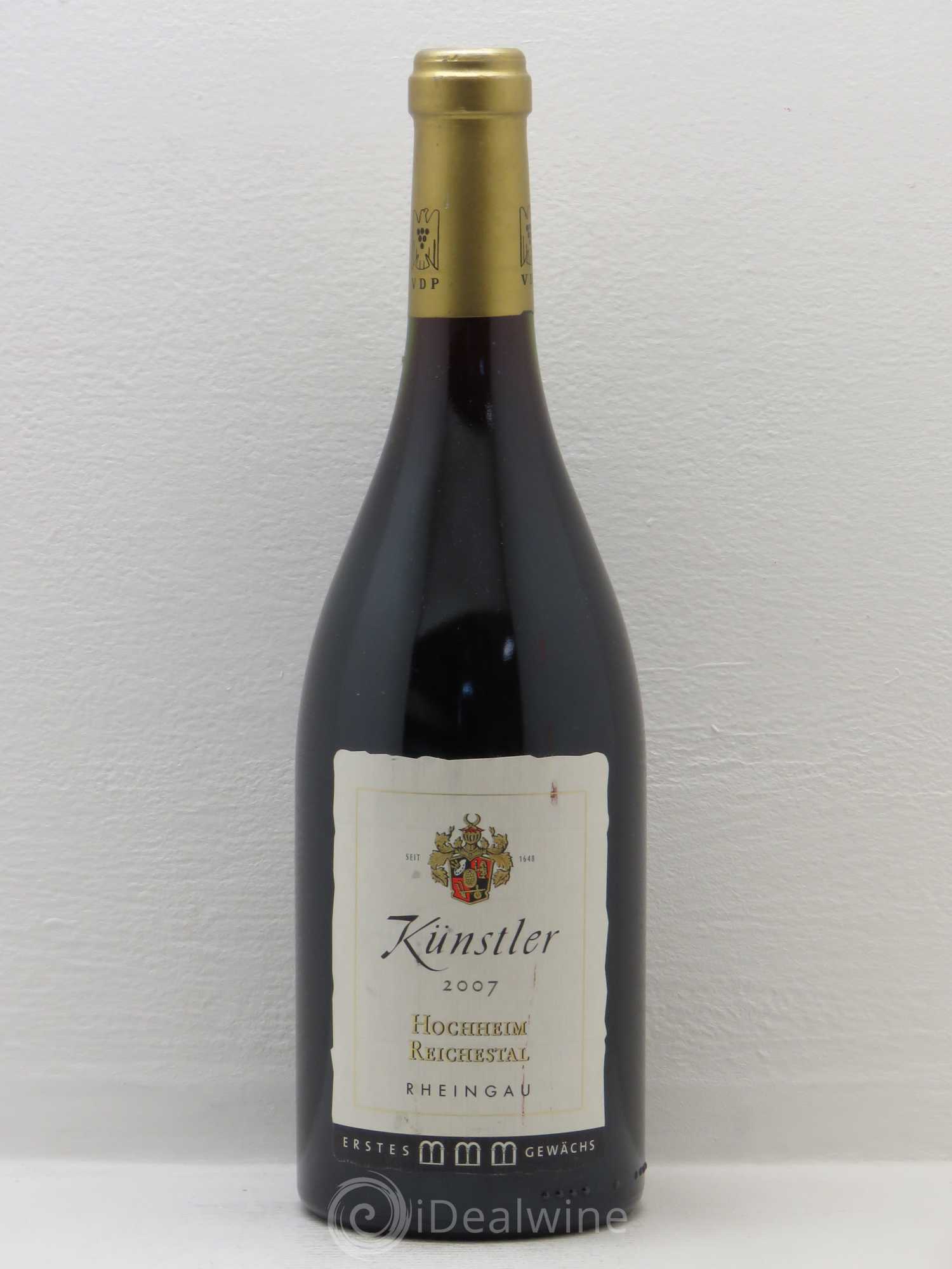 Allemagne Hochheimer Reichestal Spätburgunder Trocken F.Künstler 2007 - Posten von 1 Flasche - 0
