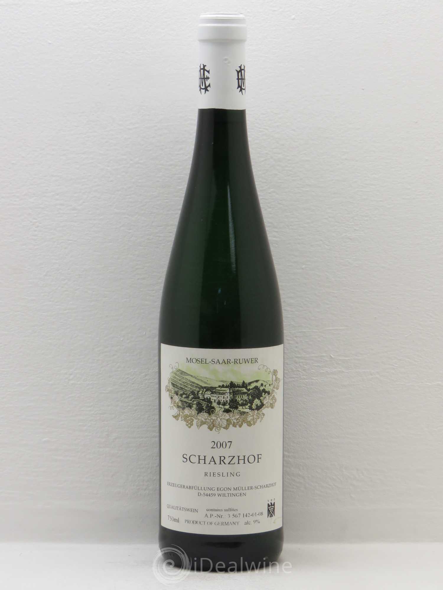 Riesling Scharzhof Egon Muller 2007 - Posten von 1 Flasche - 0