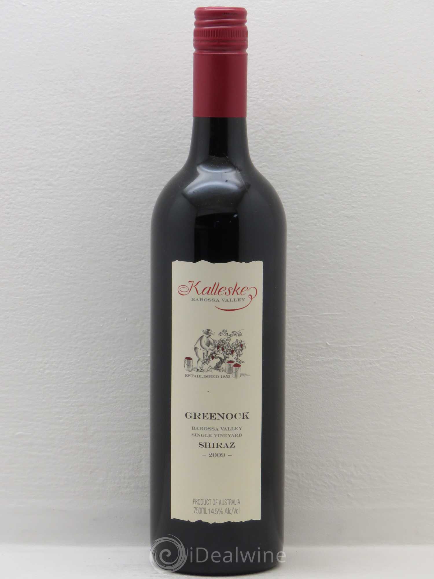 Australie Kalleske Shiraz Greenock Barossa Valley (sans prix de réserve) 2009 - Posten von 1 Flasche - 0