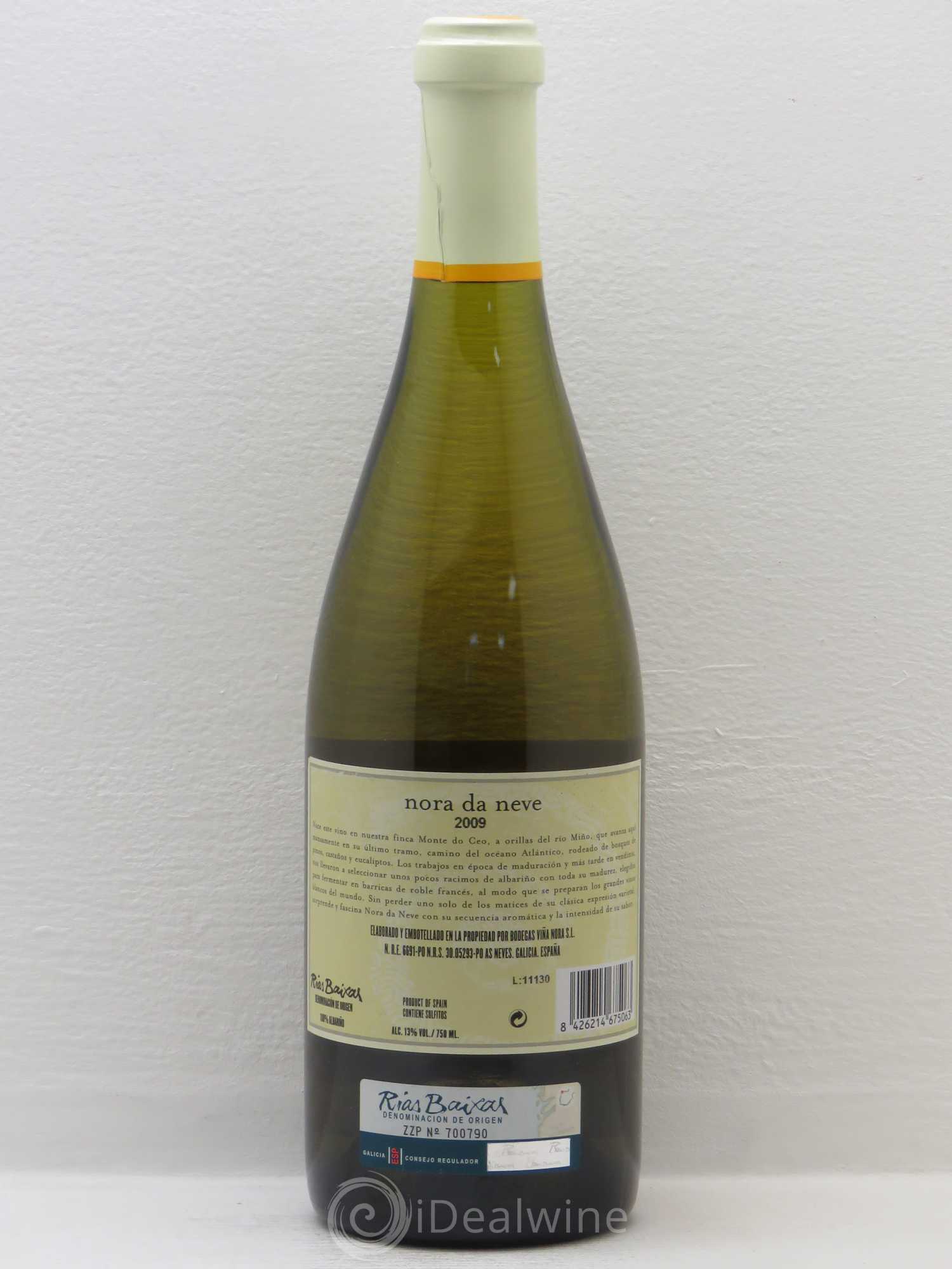 Espagne Rias Baixas Nora Da Neve Bodegas Vina Nora (sans prix de réserve) 2009 - Posten von 1 Flasche - 1