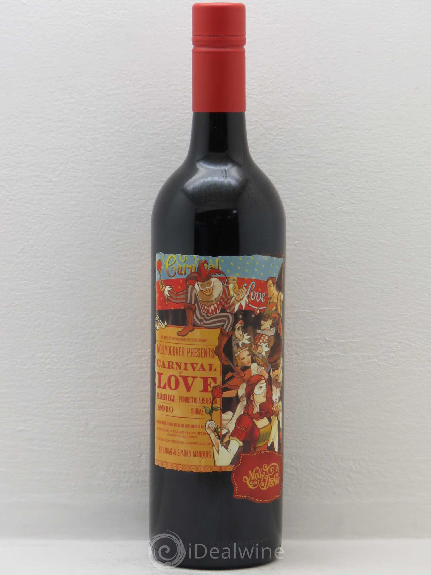 Australie Mollydooker Carnival of Love Shiraz McLaren Vale 2010 - Posten von 1 Flasche - 0