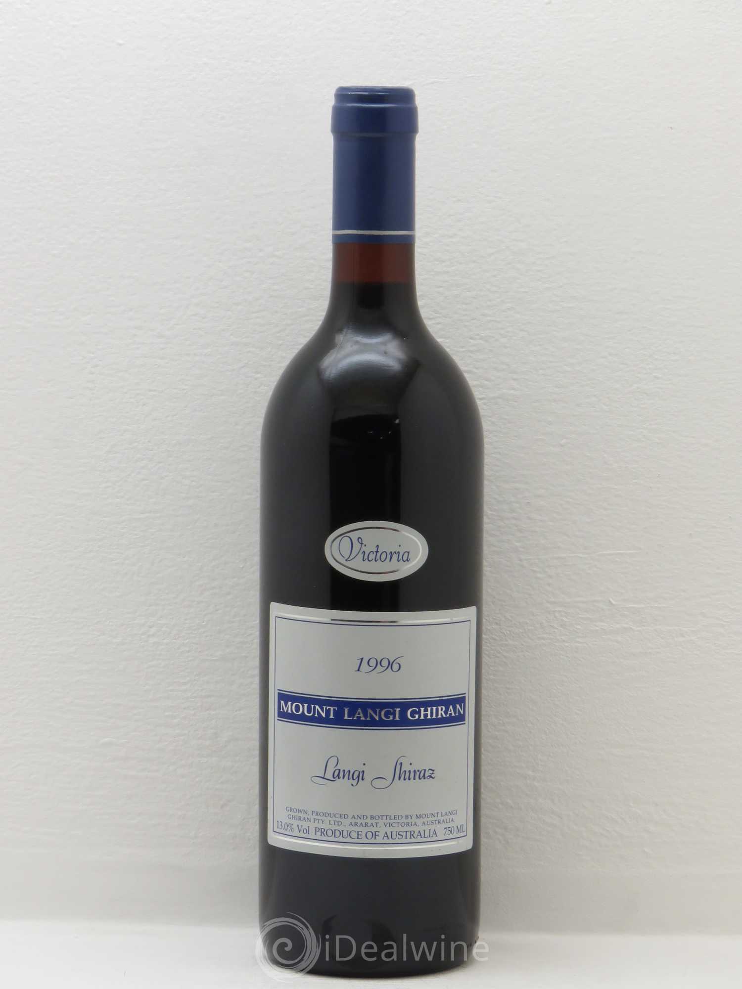 Australie mount langi ghiran langi shiraz Victoria 1996 - Posten von 1 Flasche - 0