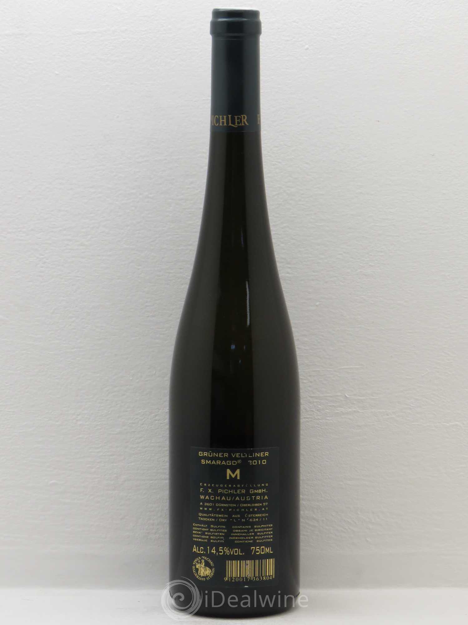 Autriche Pichler FX Grûner Veltliner Smaragd M Pichler 2010 - Posten von 1 Flasche - 1