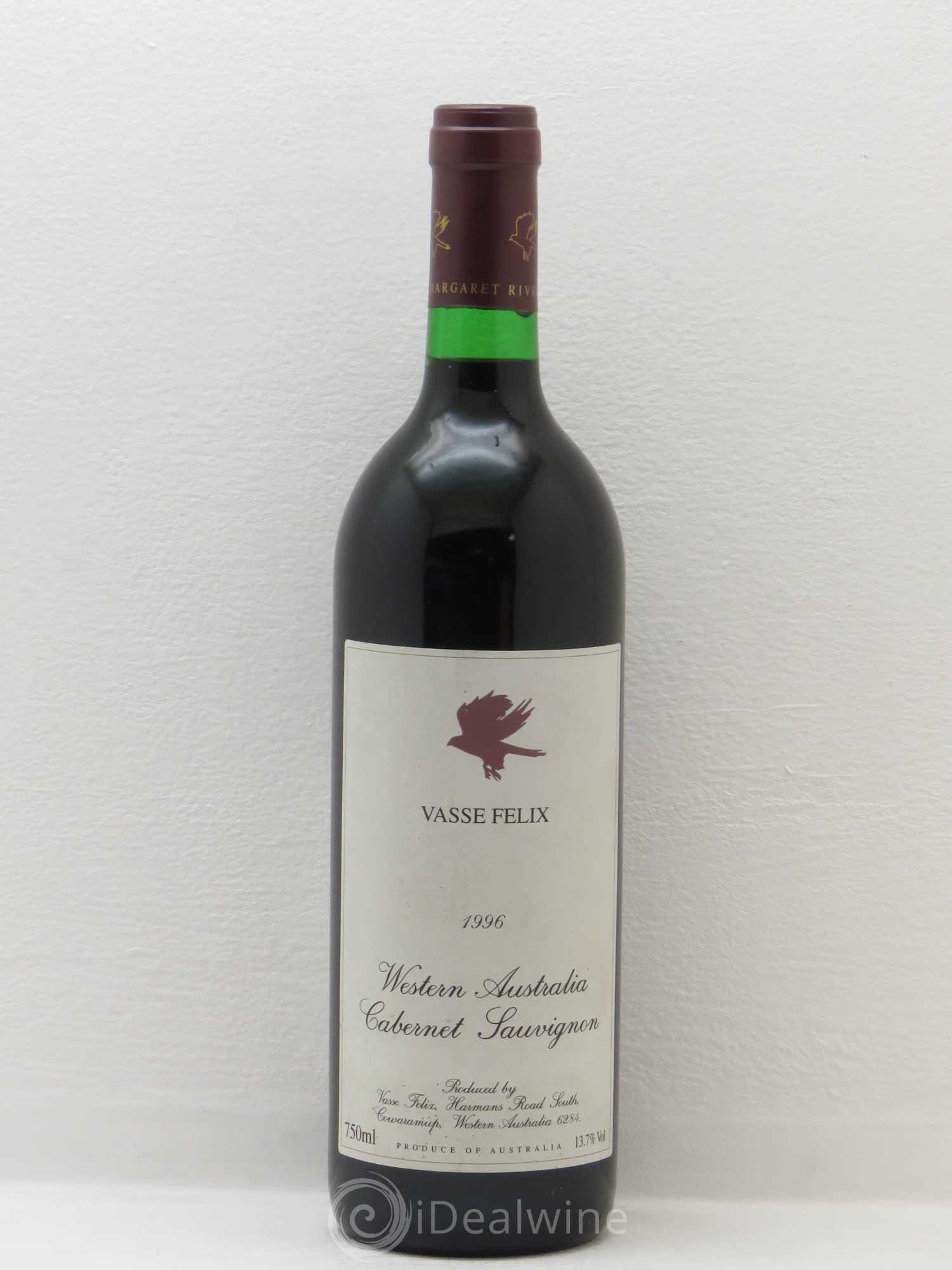 Australie vasse felix cabernet sauvignon 1996 - Posten von 1 Flasche - 0