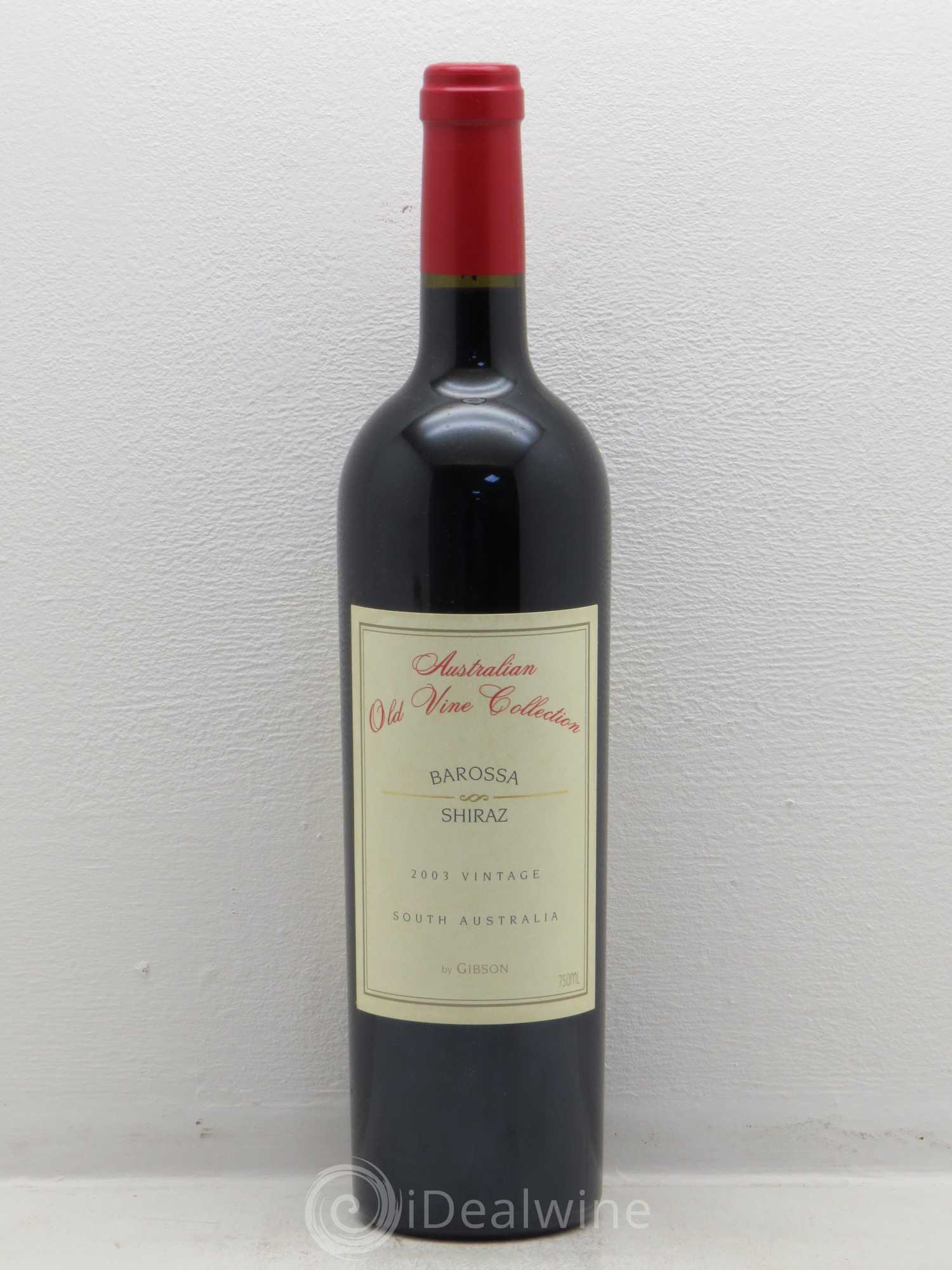 Australie Gibson Old Vine Collection Shiraz Barossa 2003 - Posten von 1 Flasche - 0