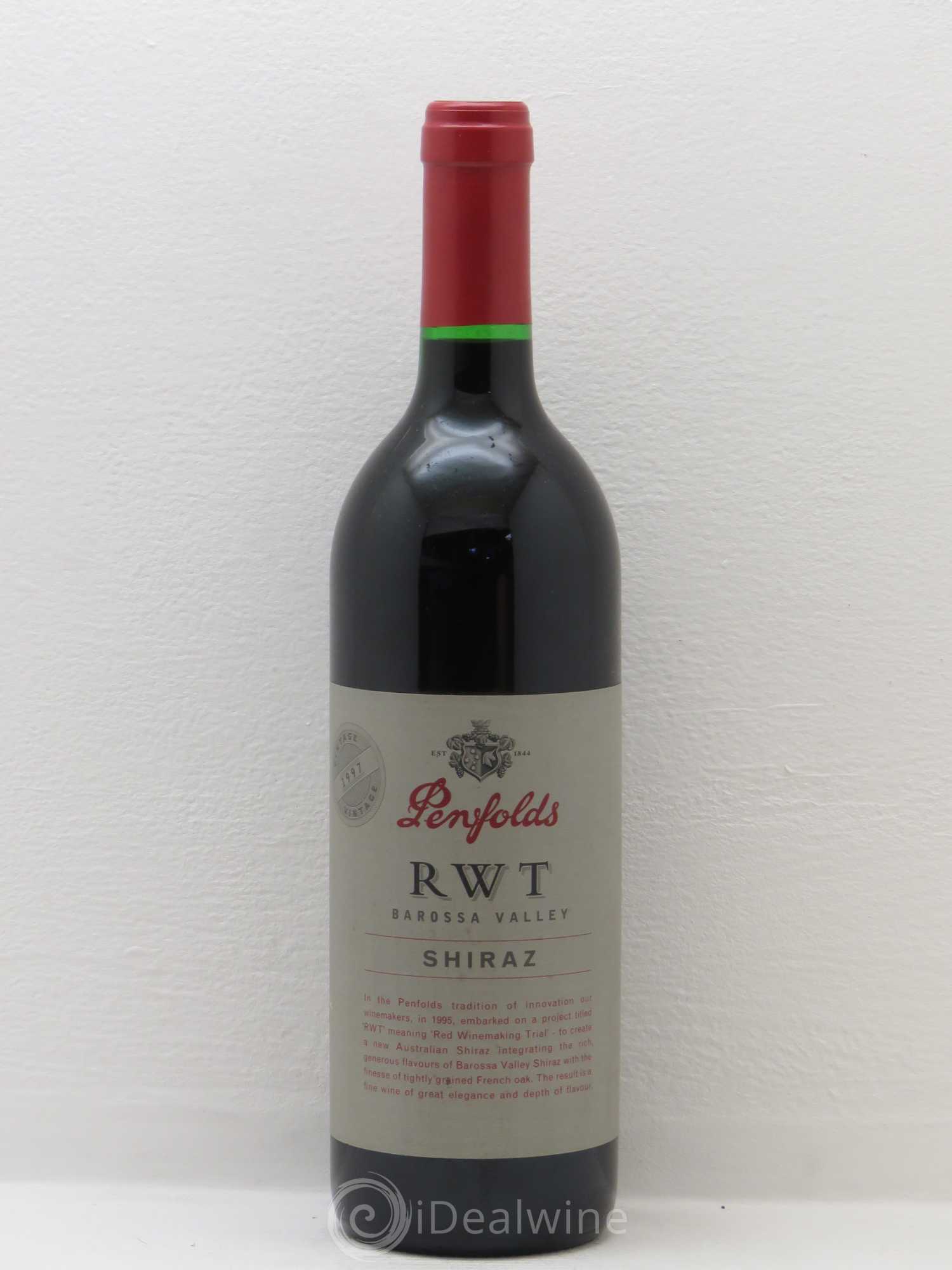 Australie Penfolds RWT Shiraz 1997 - Lot de 1 bouteille - 0