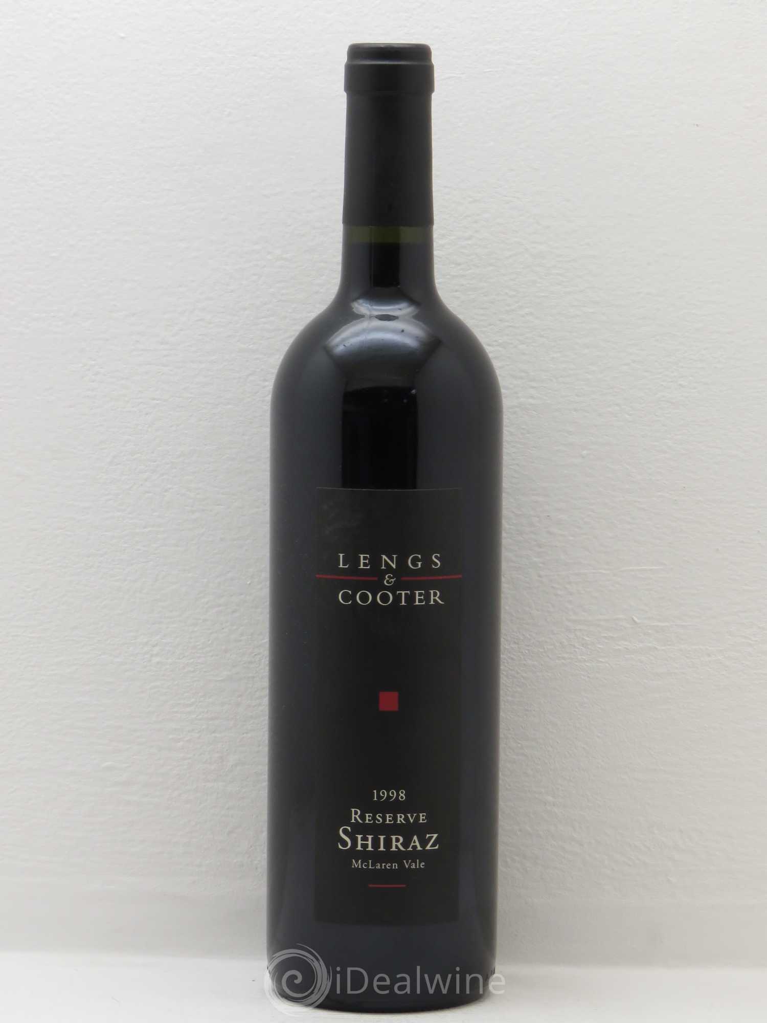 Australie Lengs & Cooter Shiraz Reserve McLaren Vale 1998 - Posten von 1 Flasche - 0