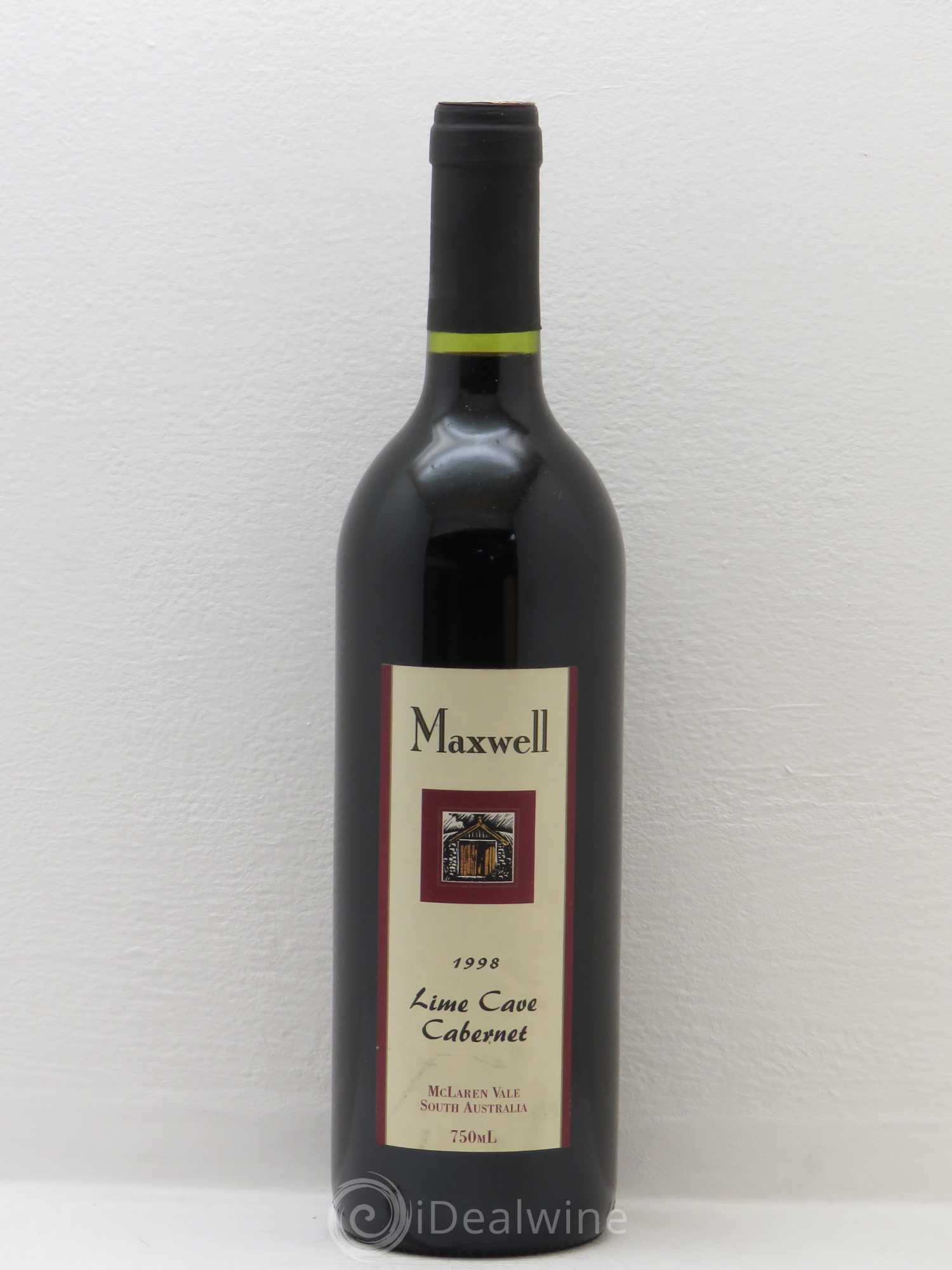 Australie Maxwell Lime Cave Cabernet 1998 - Posten von 1 Flasche - 0