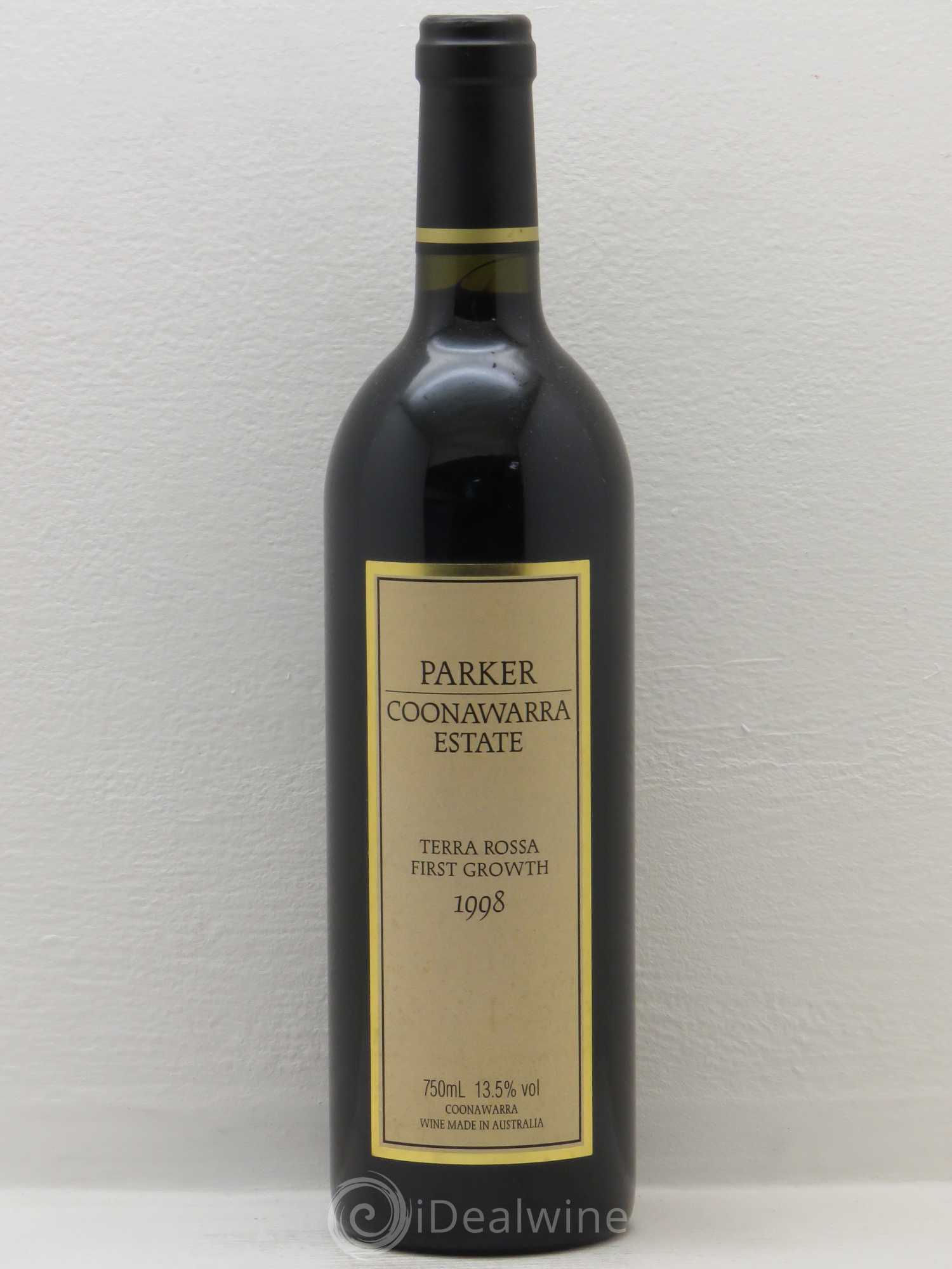 Australie Paker Coonawarra Terra Rossa First Growth 1998 - Posten von 1 Flasche - 0