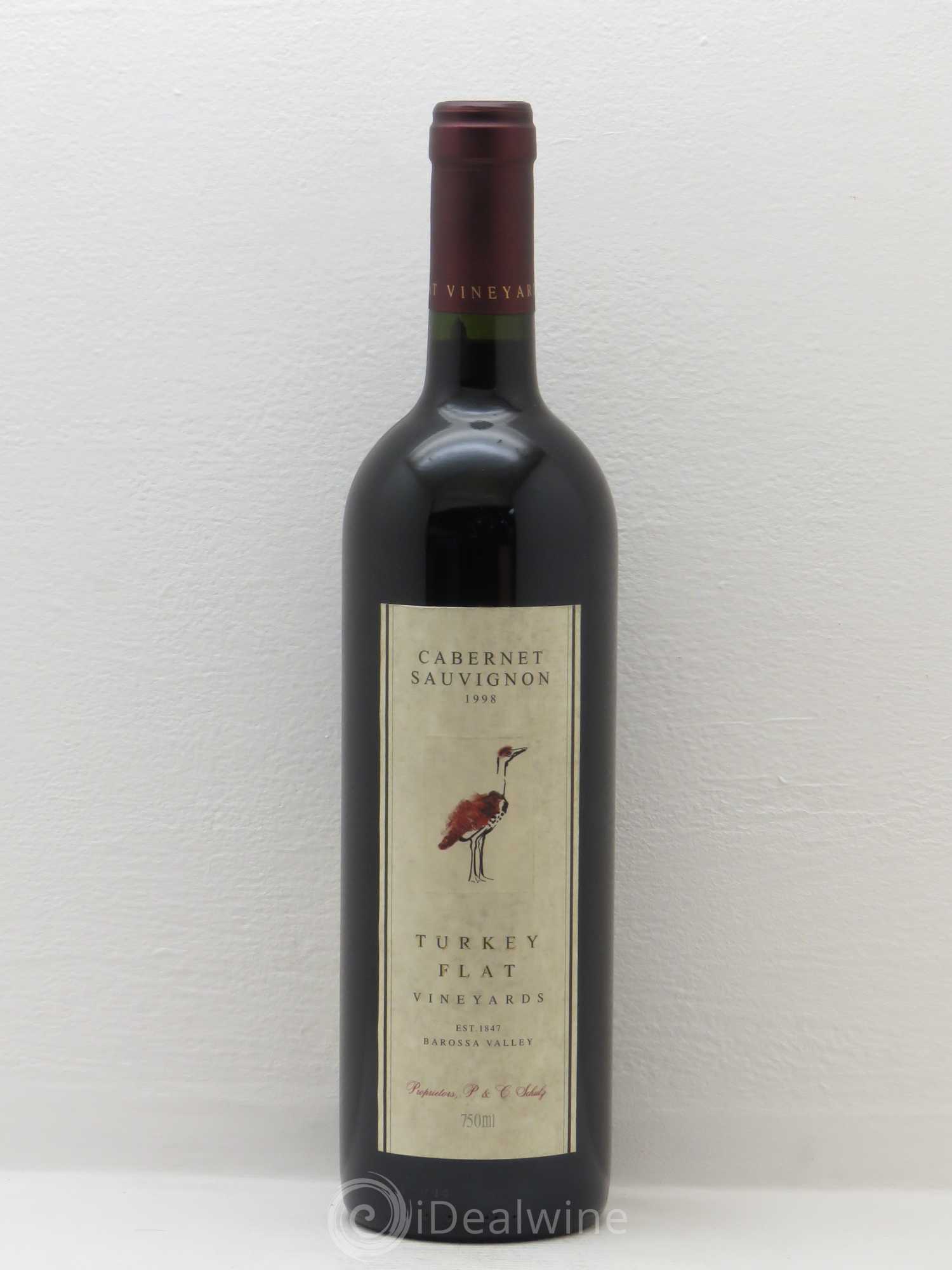 Australie Turkey Flat Cabernet Sauvignon Barossa Valley 1998 - Posten von 1 Flasche - 0