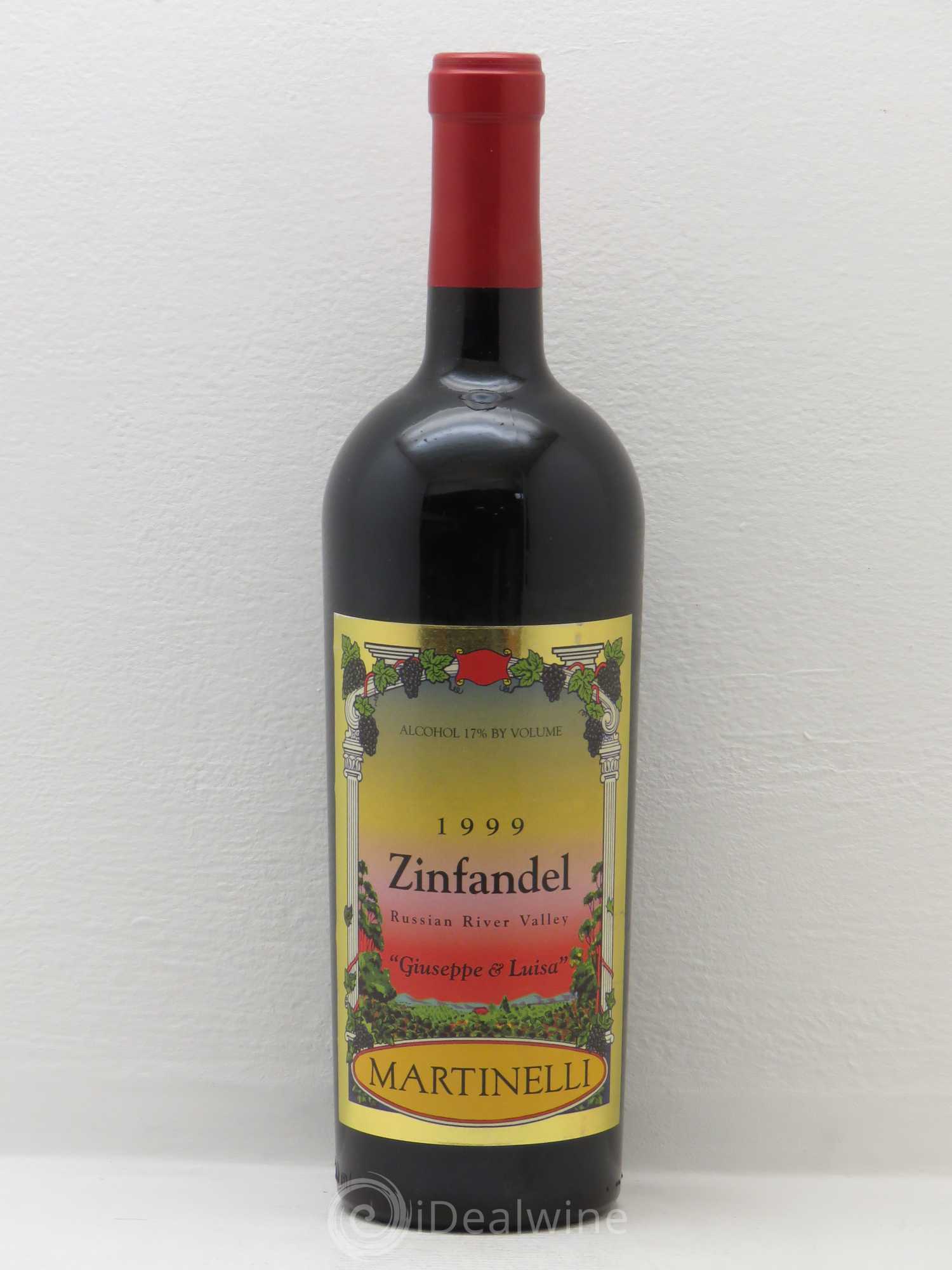 USA Martinelli Zinfandel Guiseppe and Louisa Californie Russian river valley 1999 - Posten von 1 Flasche - 0
