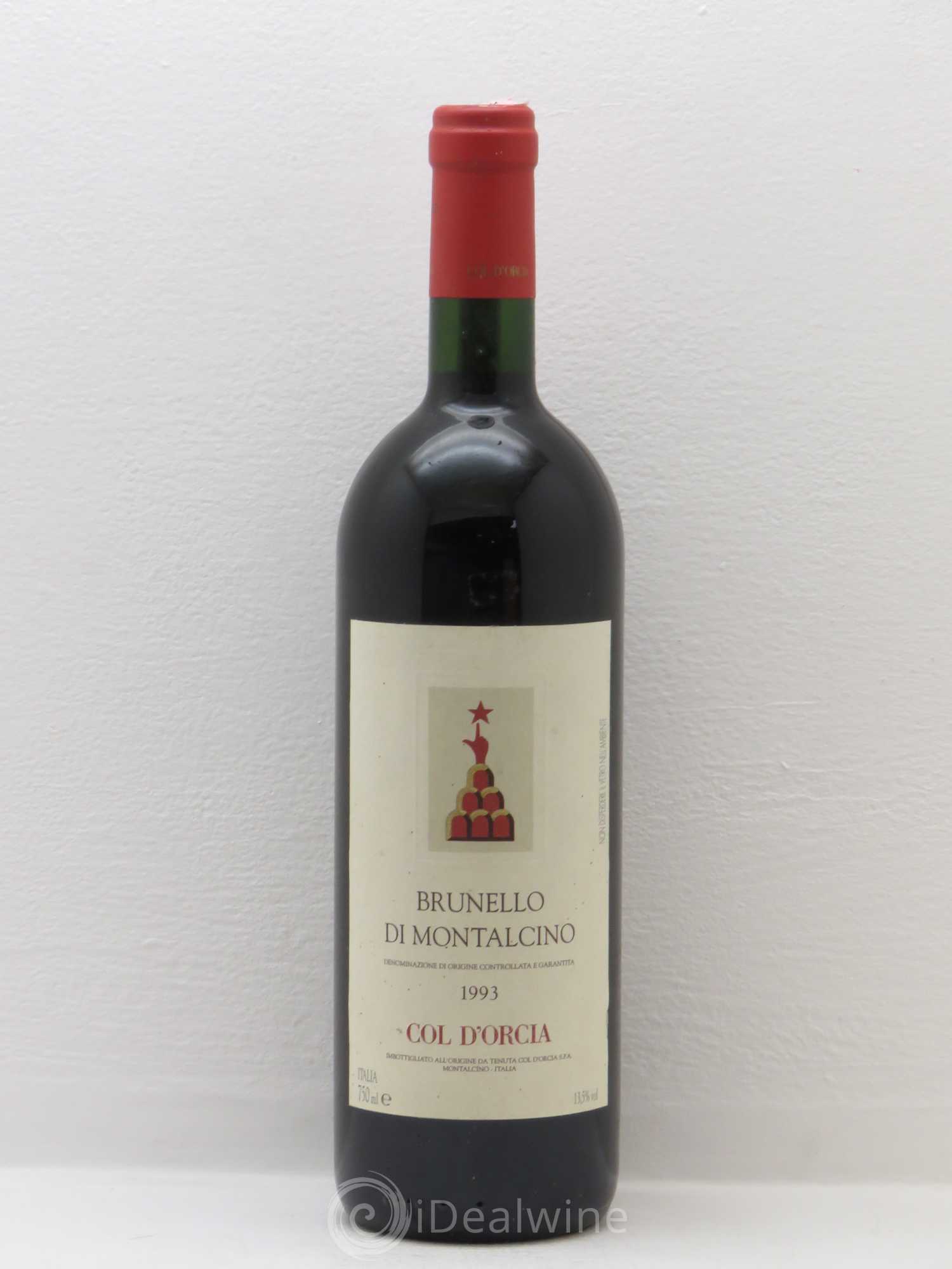 Brunello di Montalcino Col D'orcia 1993 - Lot de 1 bouteille - 0