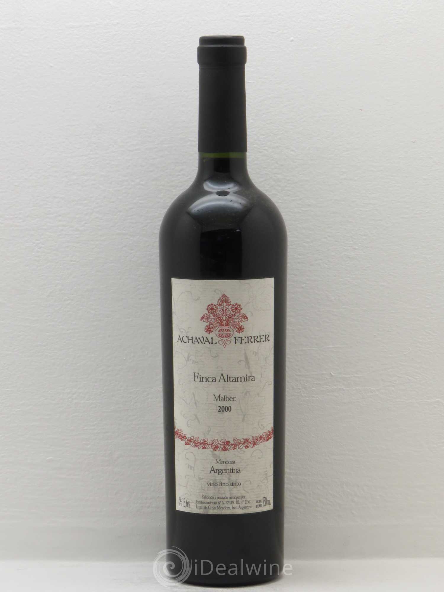 Mendoza Finca Altamira 2000 - Posten von 1 Flasche - 0