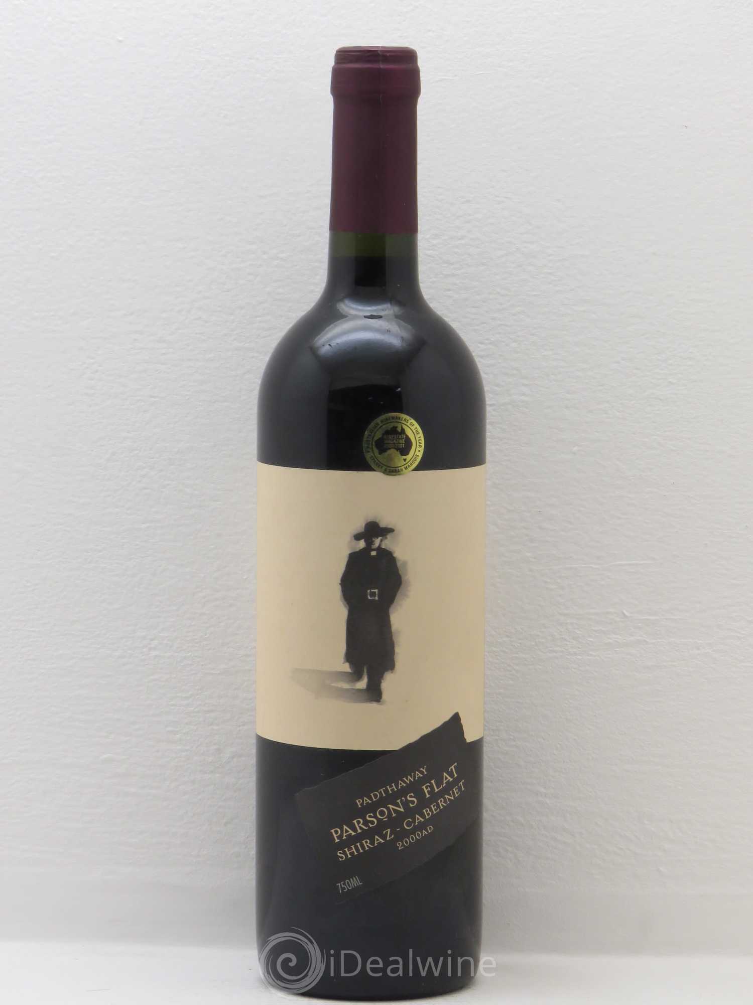 Australie Parsons Flat Shiraz-cabernet (sans prix de réserve) 2000 - Posten von 1 Flasche - 0