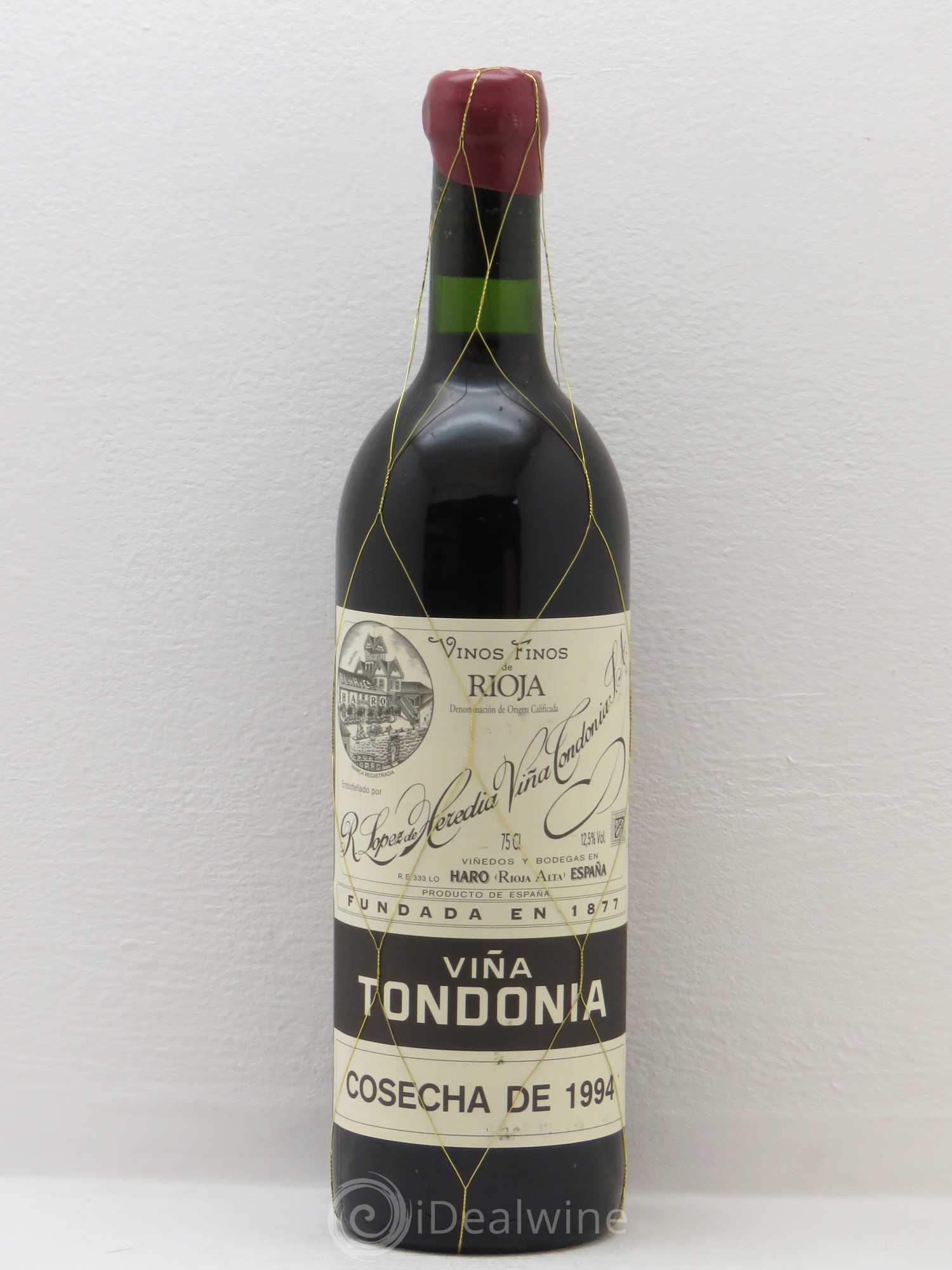 Rioja DOCA Vina Tondonia Gran Reserva De Lopez De Heredia 1994 - Lotto di 1 bottiglia - 0