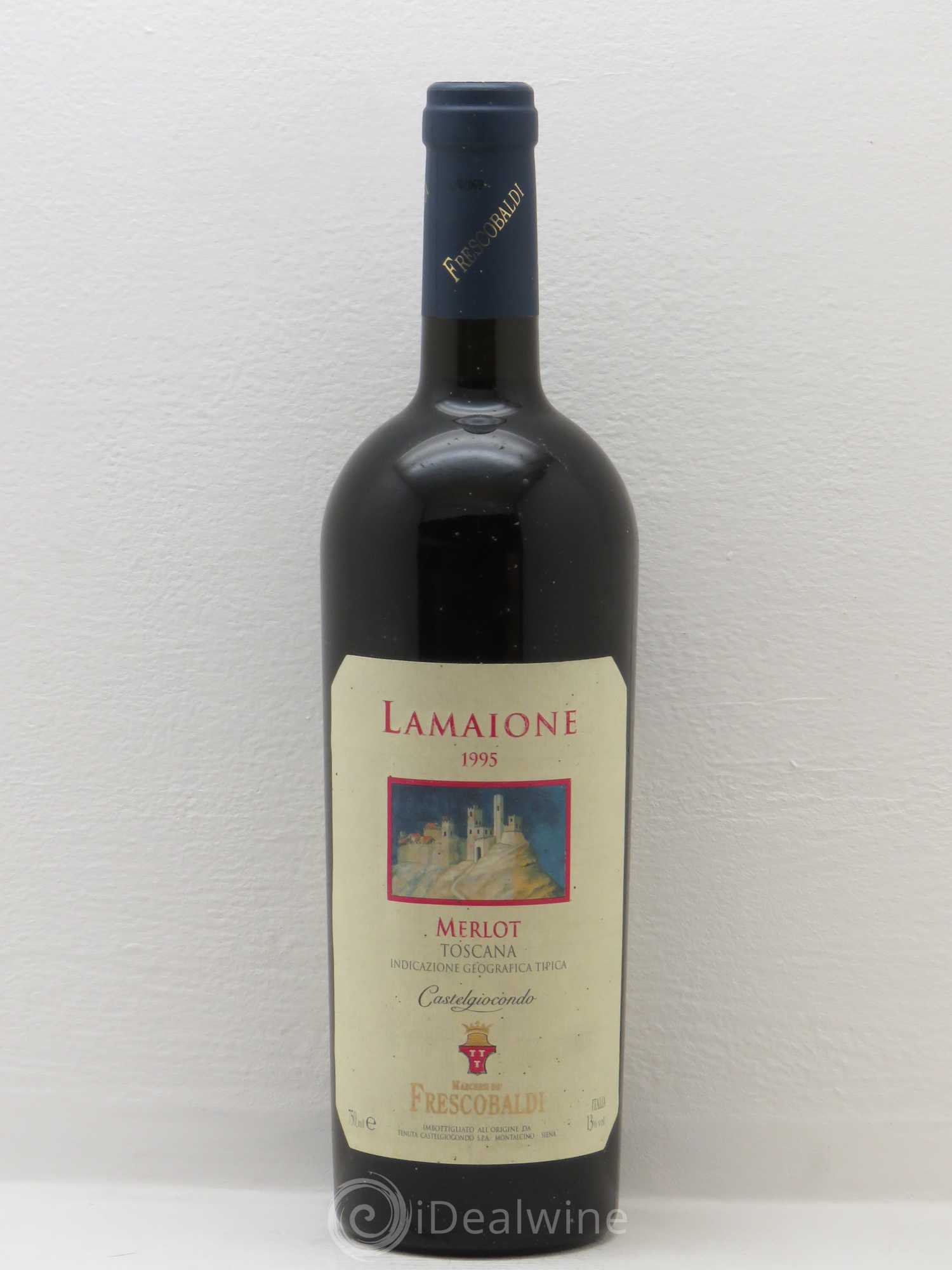 Italie lamaione marchesi de frescobaldi Merlot 1995 - Posten von 1 Flasche - 0