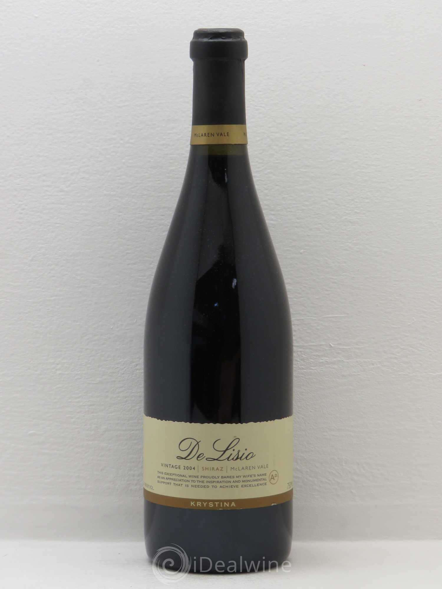 Australie De Lisio Krystina Shiraz McLaren Vale 2004 - Posten von 1 Flasche - 0