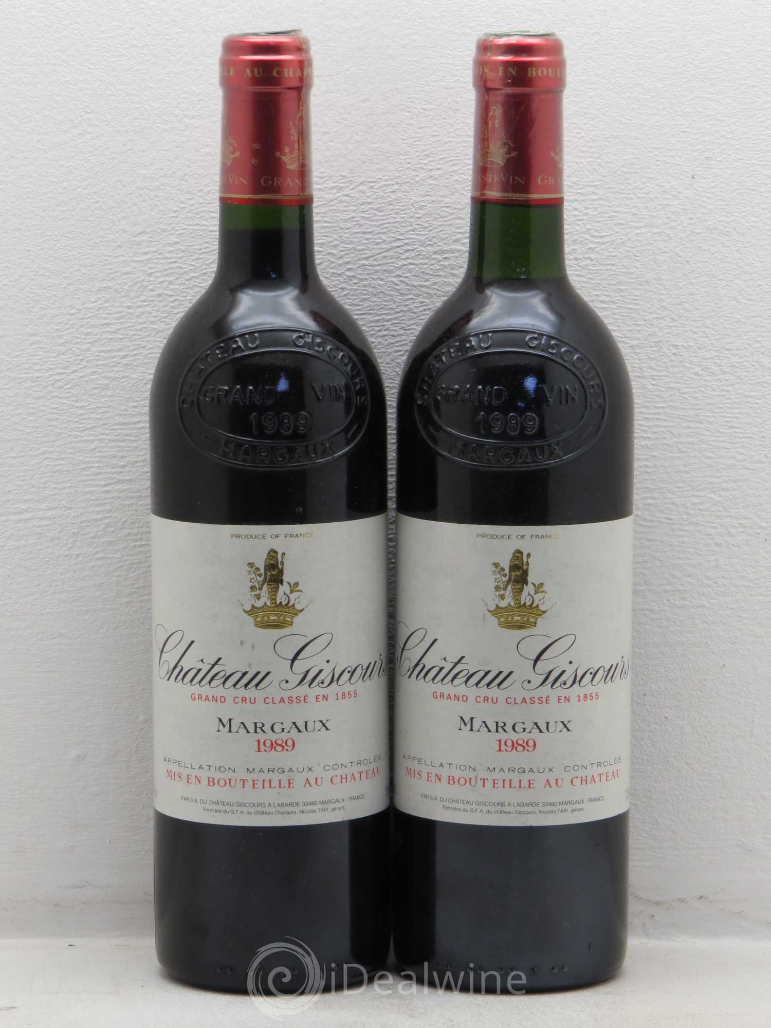 Château Giscours 3ème Grand Cru Classé 1989 - Lot de 2 bouteilles - 0