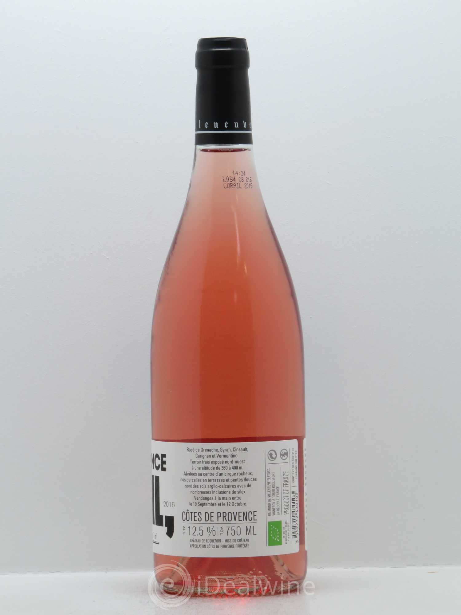 Côtes de Provence Corail Château de Roquefort 2016 - Lot de 1 bouteille - 1