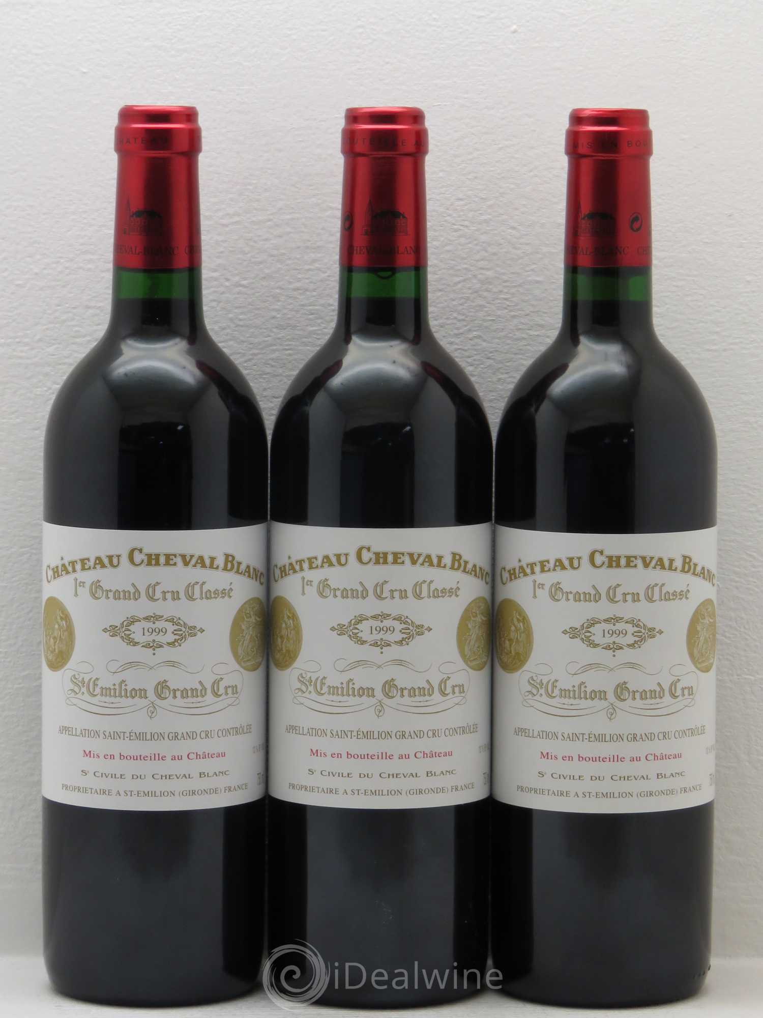 Château Cheval Blanc 1er Grand Cru Classé A 1999 - Lot de 12 bouteilles - 2