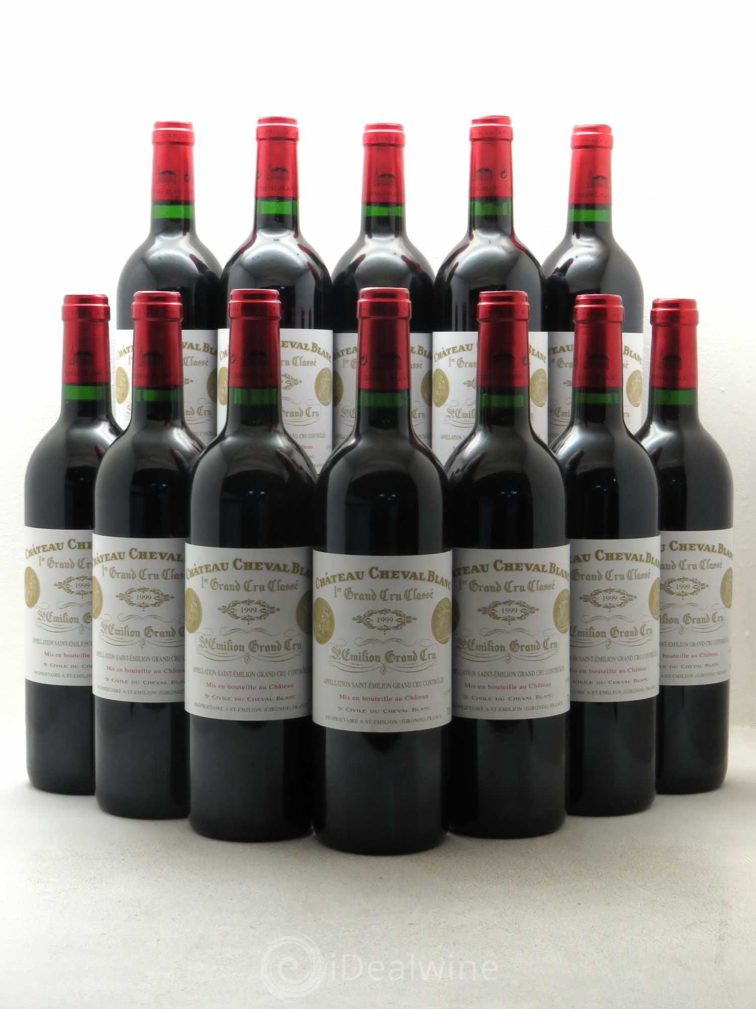 Château Cheval Blanc 1er Grand Cru Classé A 1999 - Lot de 12 bouteilles - 0