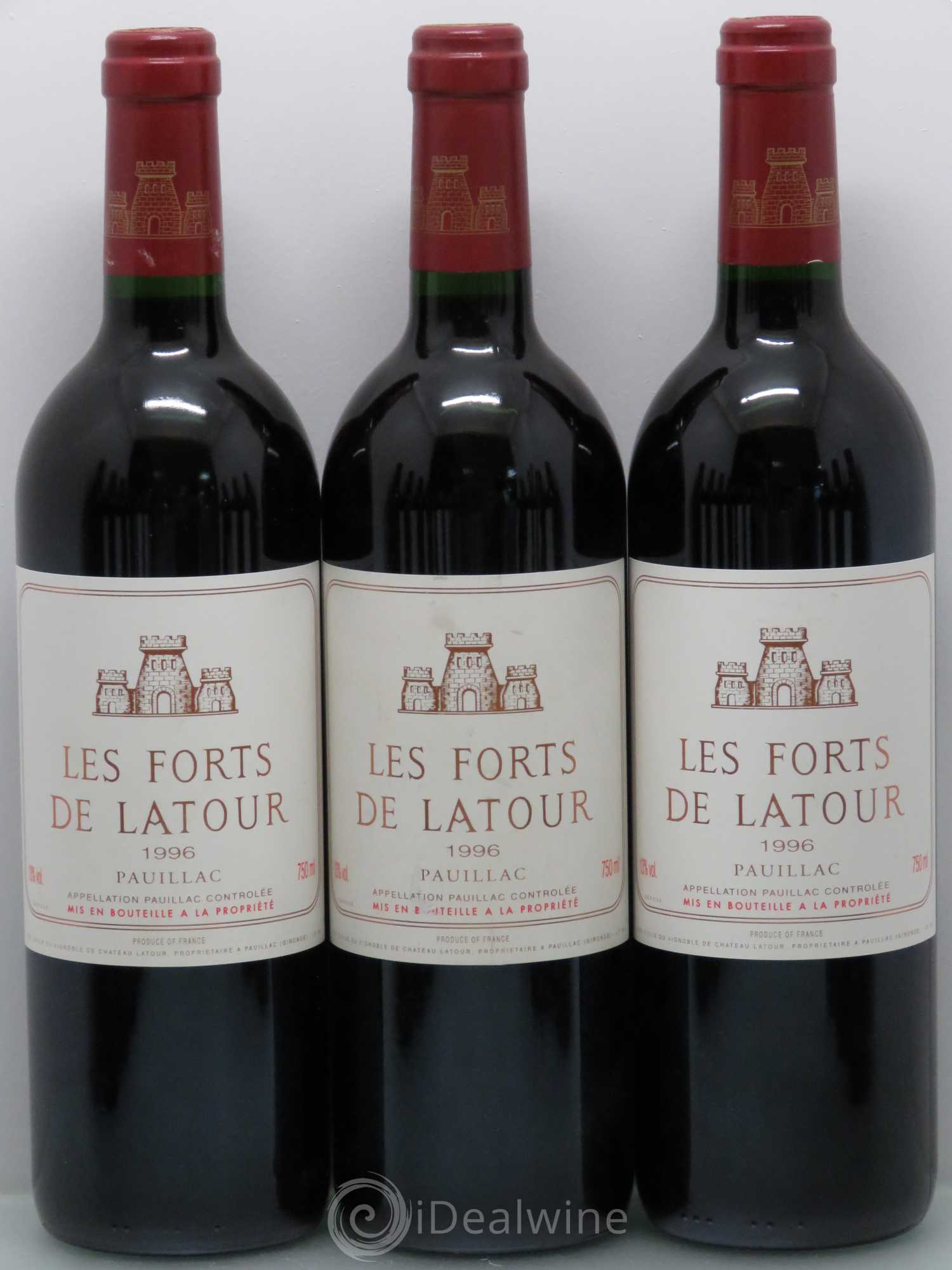 Les Forts de Latour Second Vin 1996 - Lot de 12 bouteilles - 1