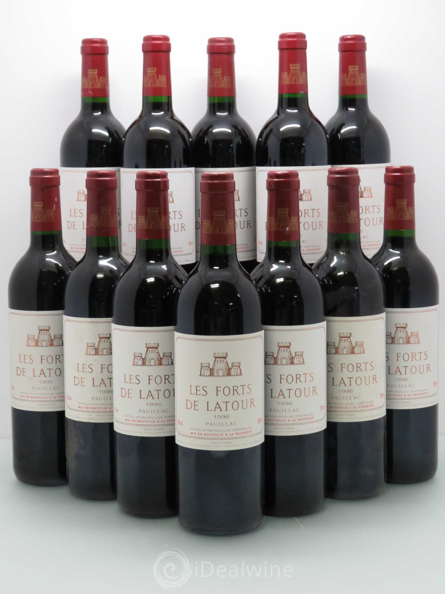 Les Forts de Latour Second Vin 1996 - Lot de 12 bouteilles - 0