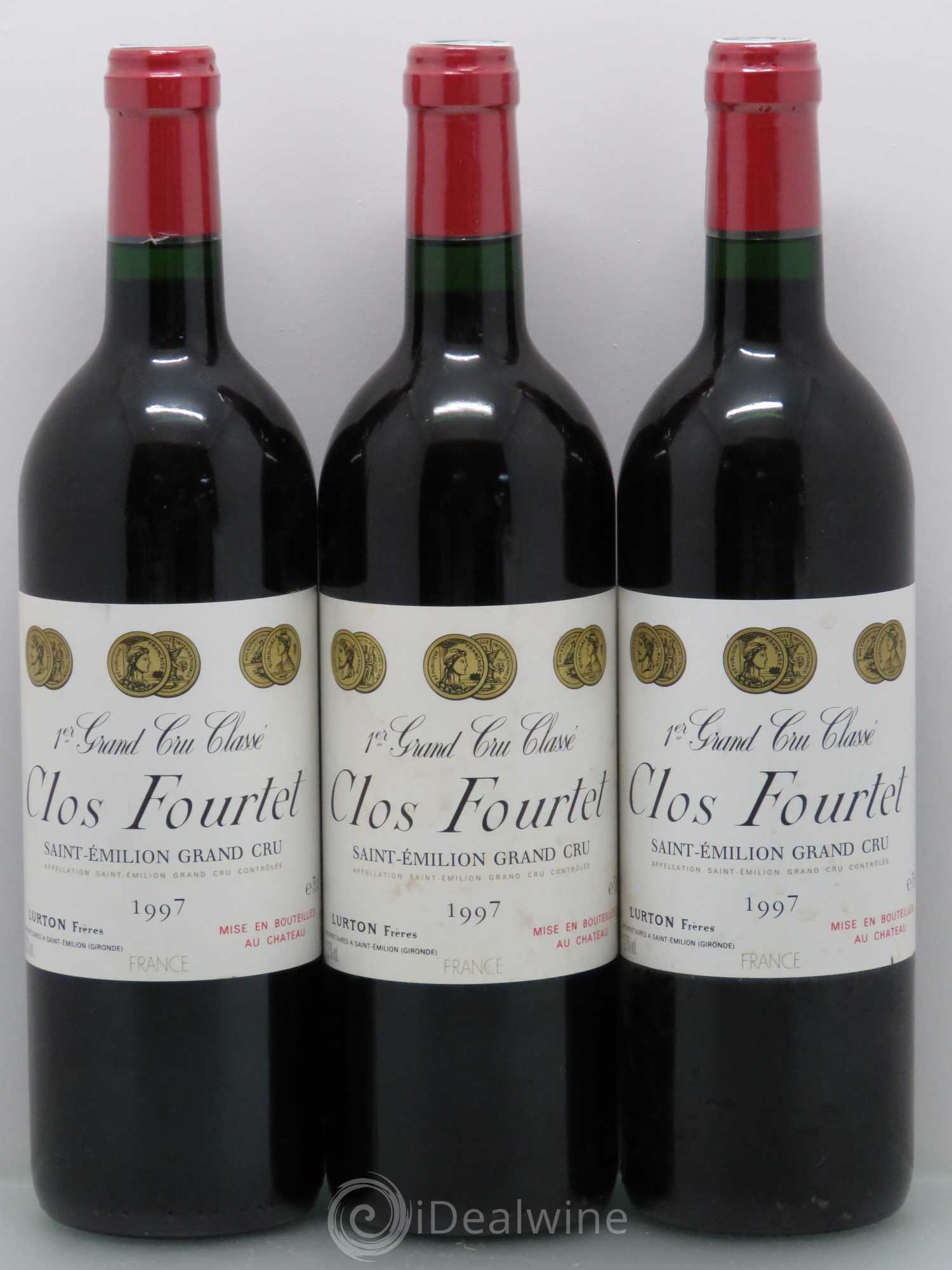 Clos Fourtet 1er Grand Cru Classé B 1997 - Lot de 12 bouteilles - 4