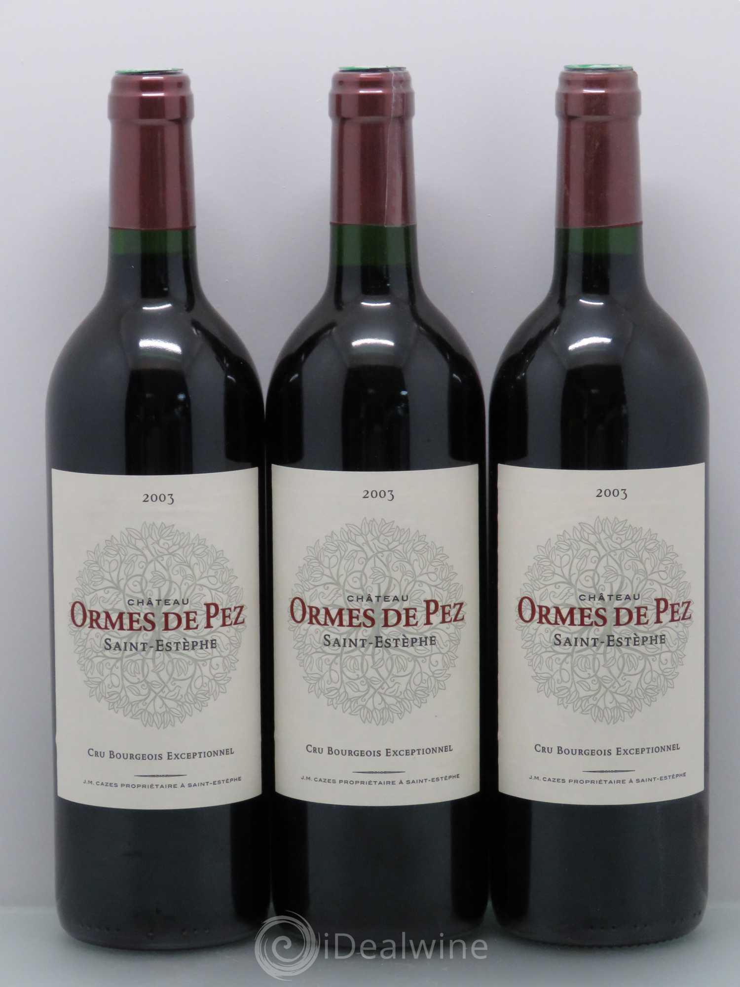Château les Ormes de Pez 2003 - Lot de 12 bouteilles - 1