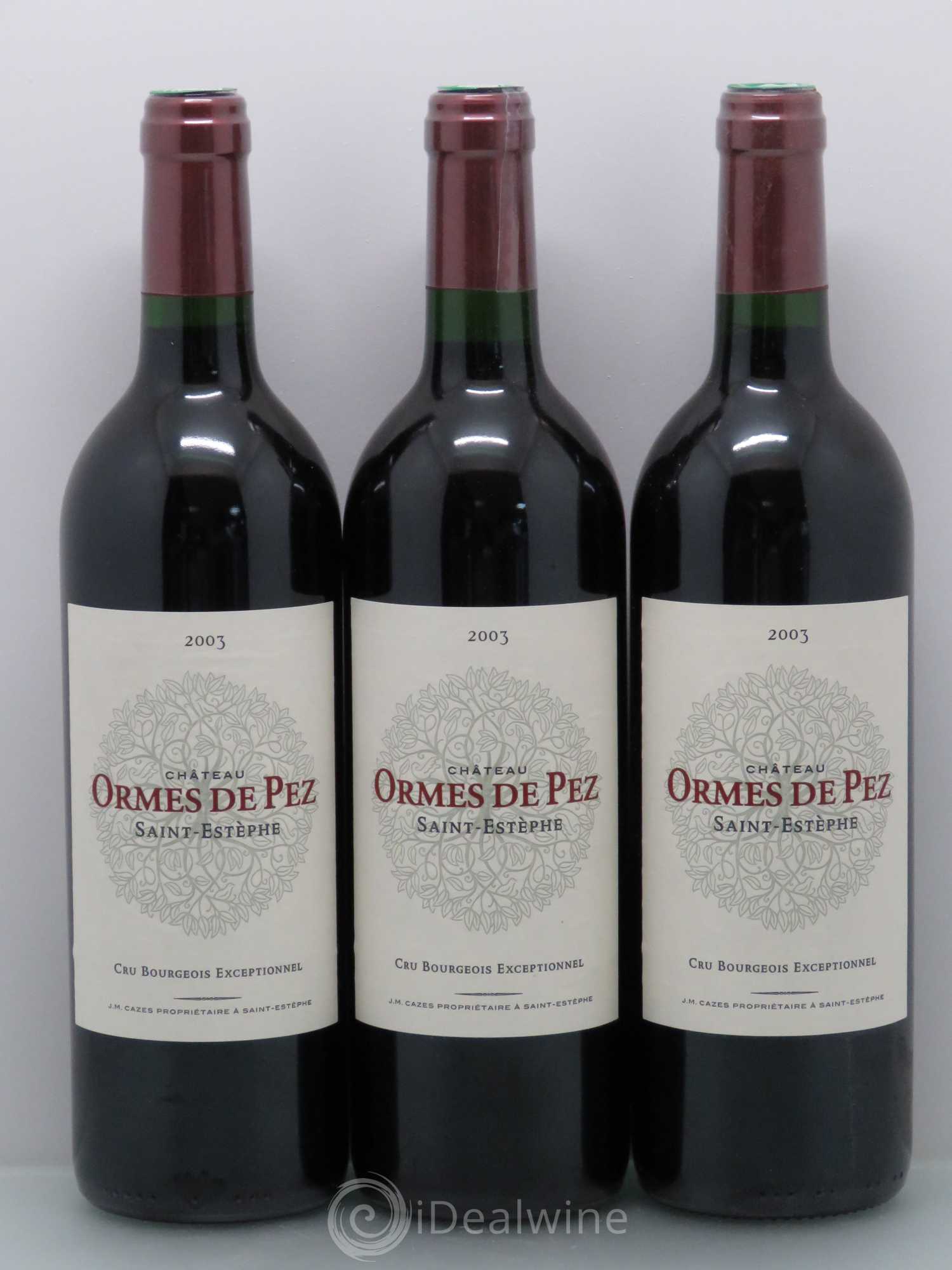 Château les Ormes de Pez 2003 - Lot de 12 bouteilles - 2