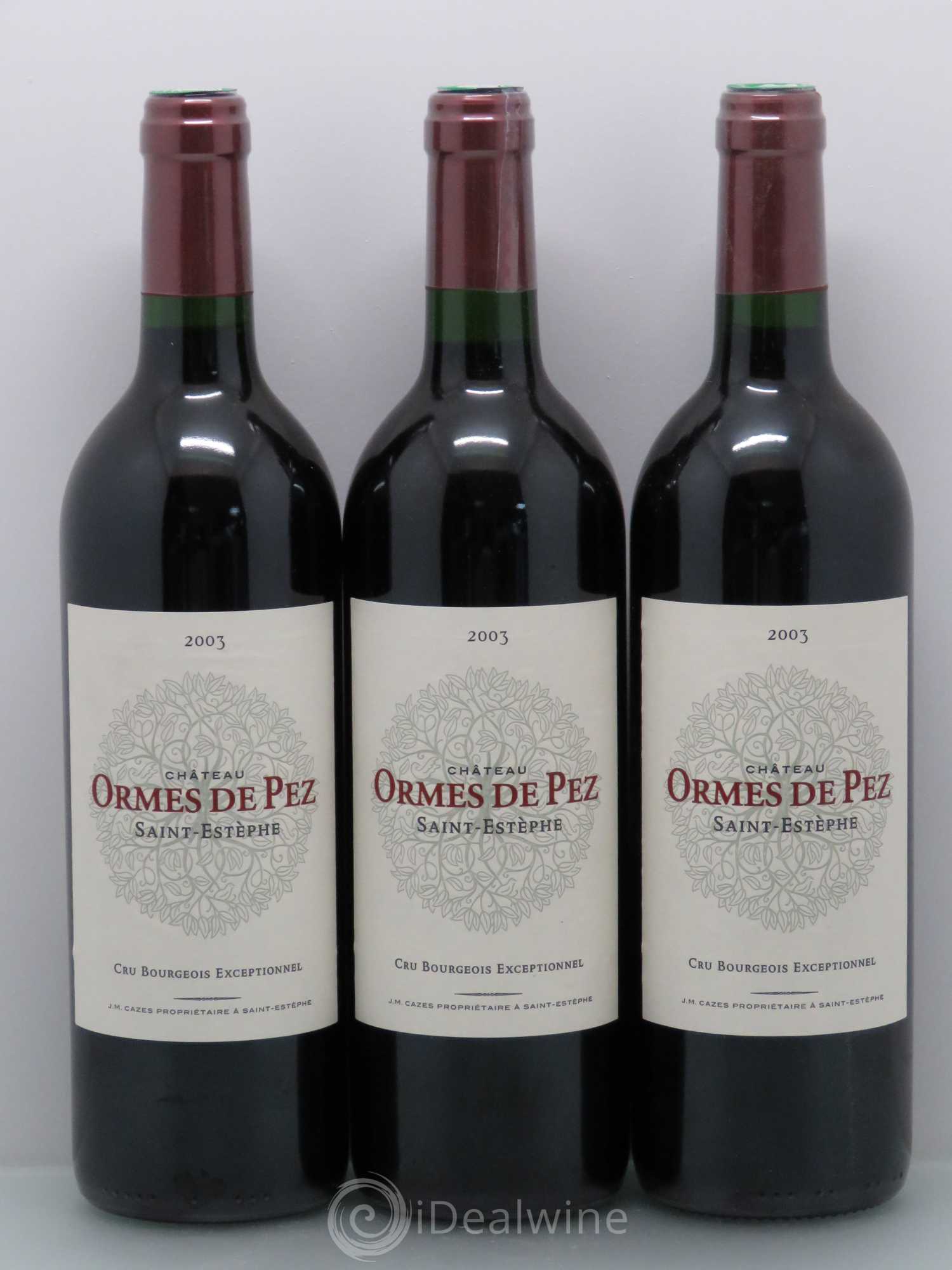 Château les Ormes de Pez 2003 - Lot de 12 bouteilles - 4