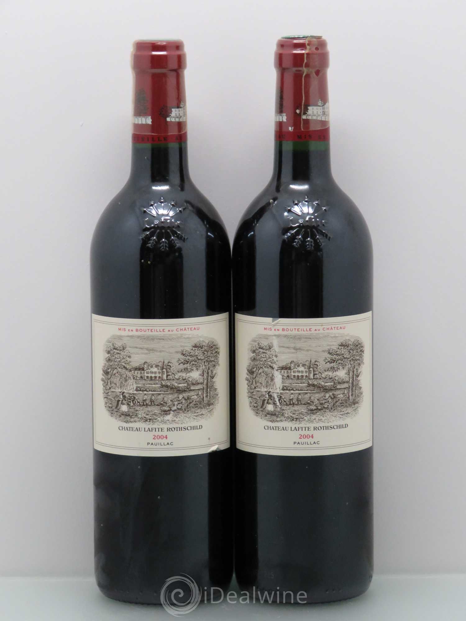 Château Lafite Rothschild 1er Grand Cru Classé 2004 - Lot de 2 bouteilles - 0