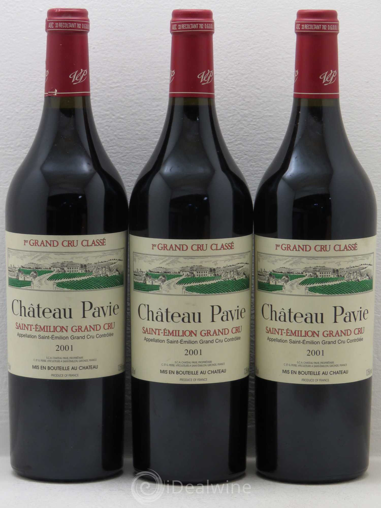 Château Pavie 1er Grand Cru Classé A 2001 - Lot de 12 bouteilles - 3